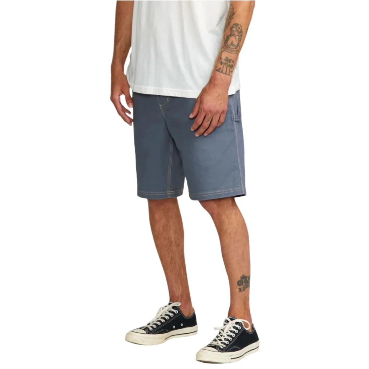 RVCA Men's Americana Carpenter Short 20" Vintage Navy - Image 3