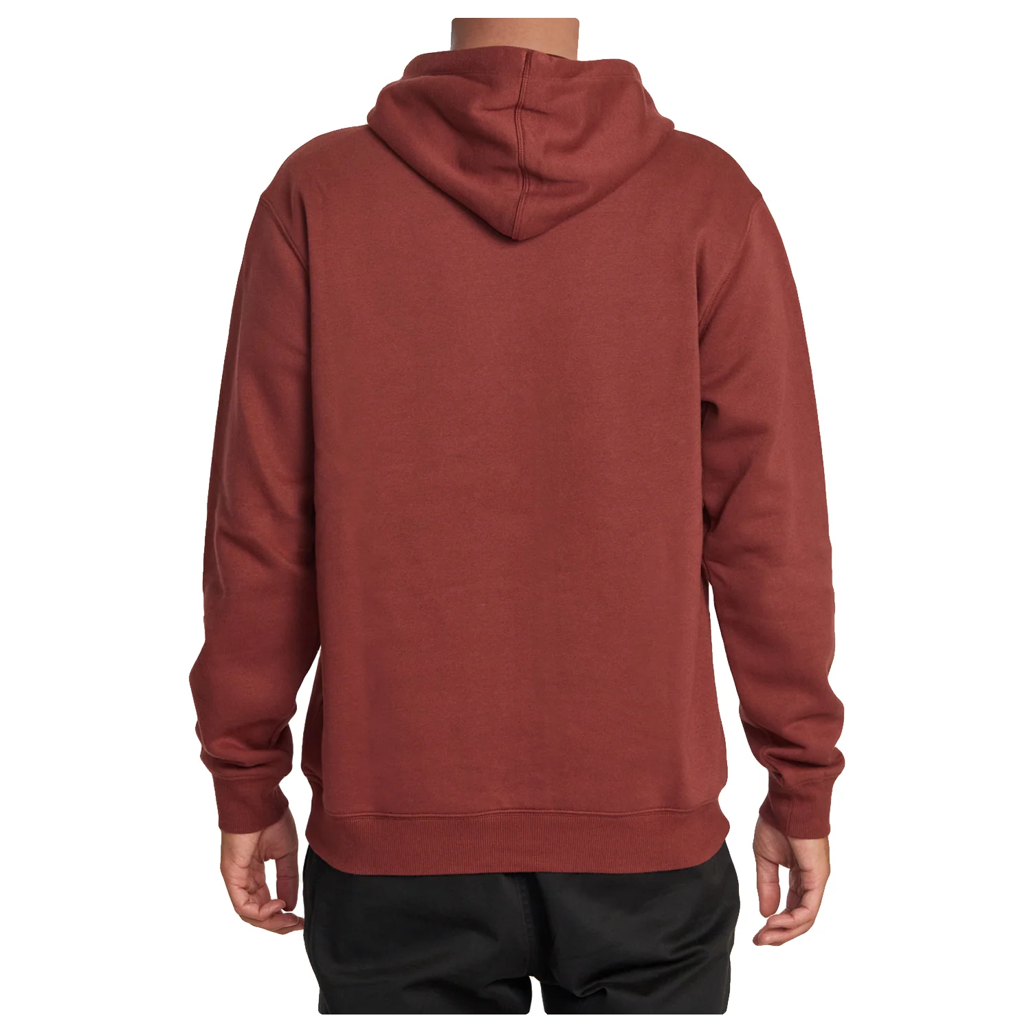RVCA Men's Americana Hoodie 2 Red Earth - Image 3