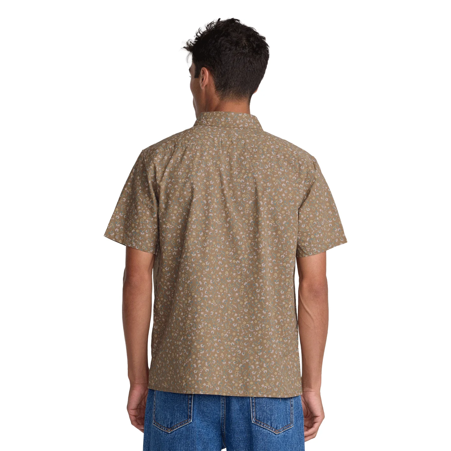 RVCA Men's Breezy S/S Shirt Coyote - Image 5