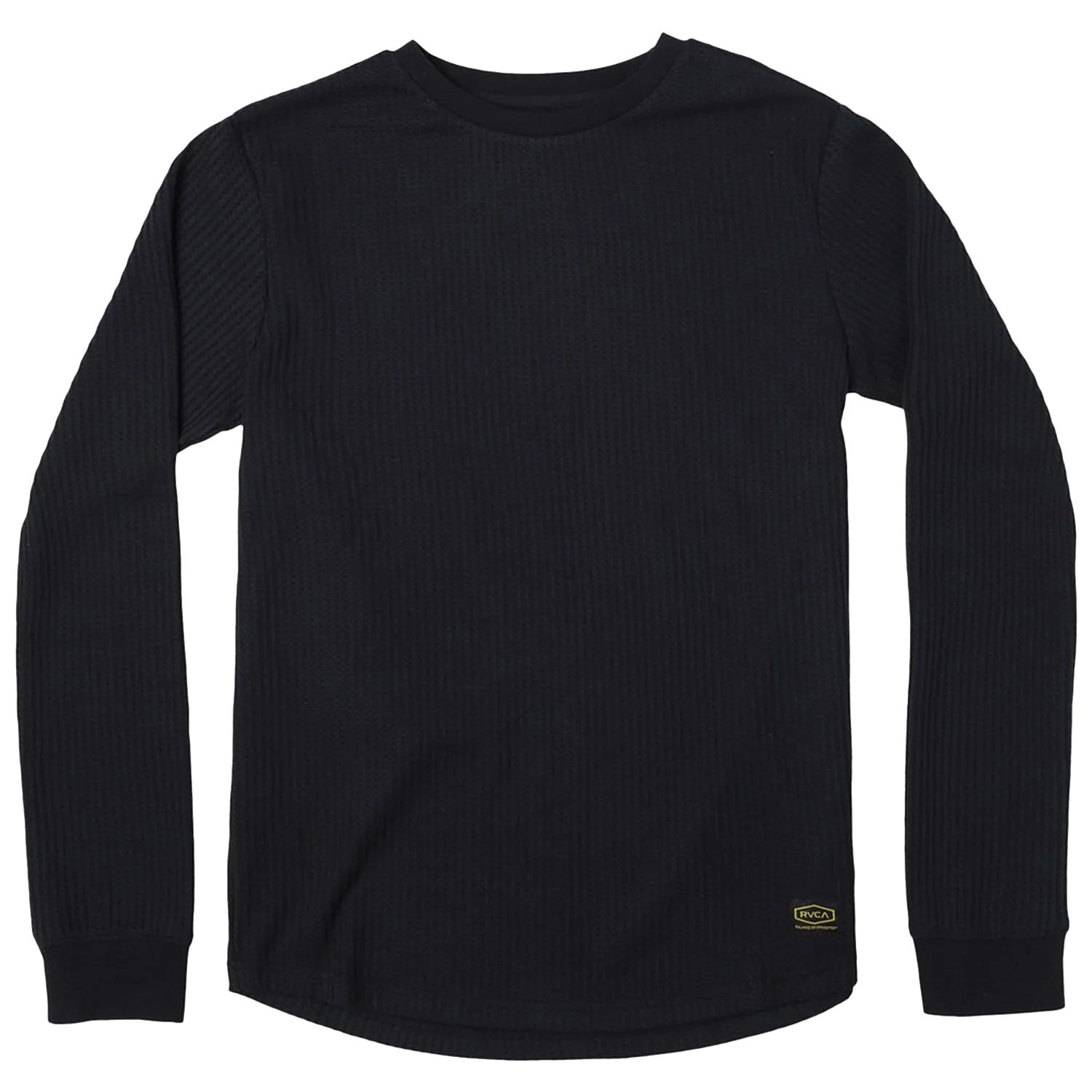 RVCA Men's Day Shift Thermal L/S Shirt Black - Image 3