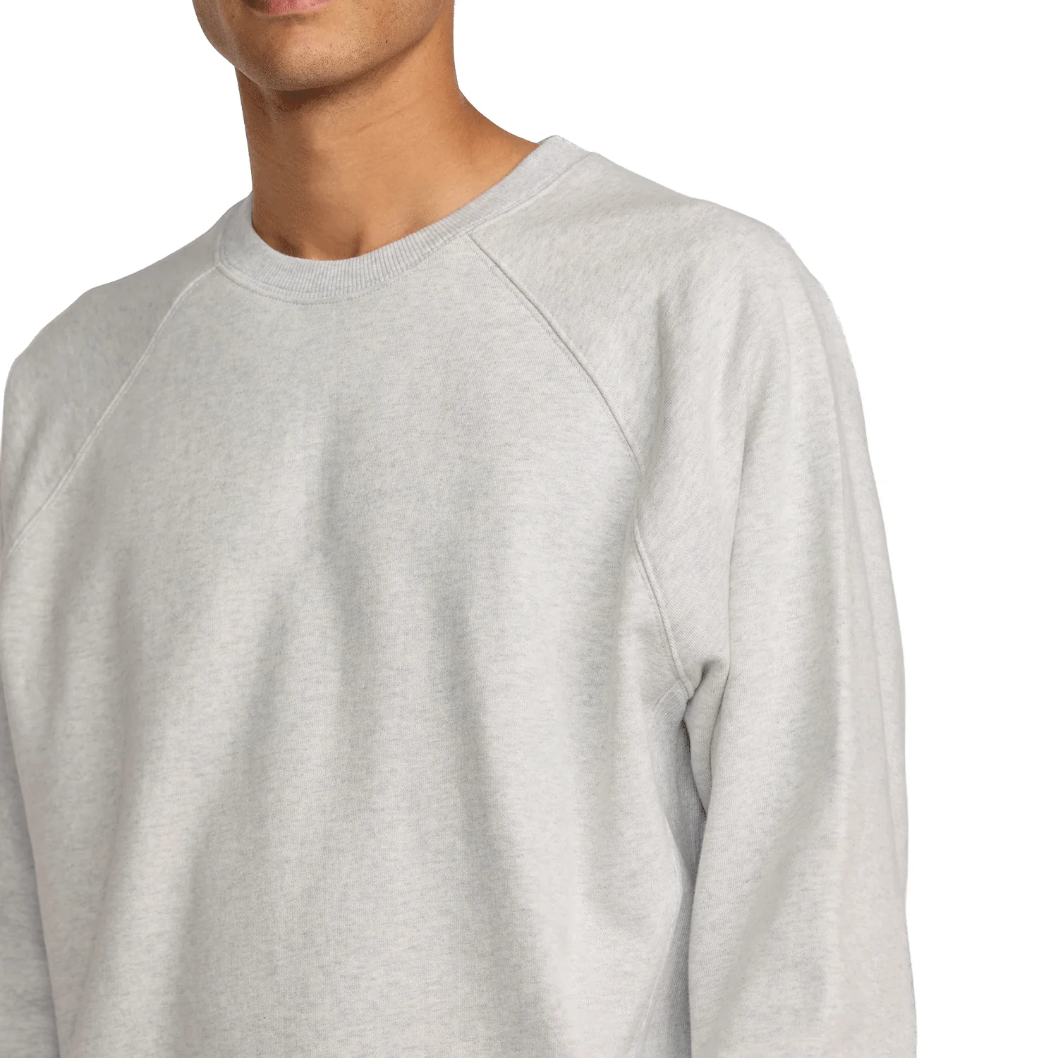 RVCA Men's Dayshift Crew 2 Ash Heather - Image 3