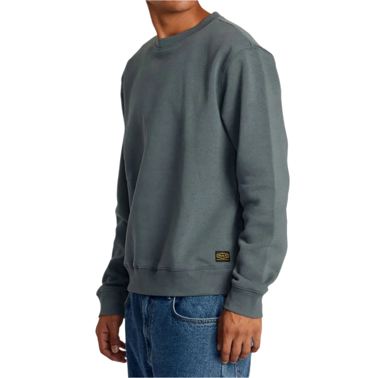 RVCA Men's Dayshift Crew Balsam Green - Image 3