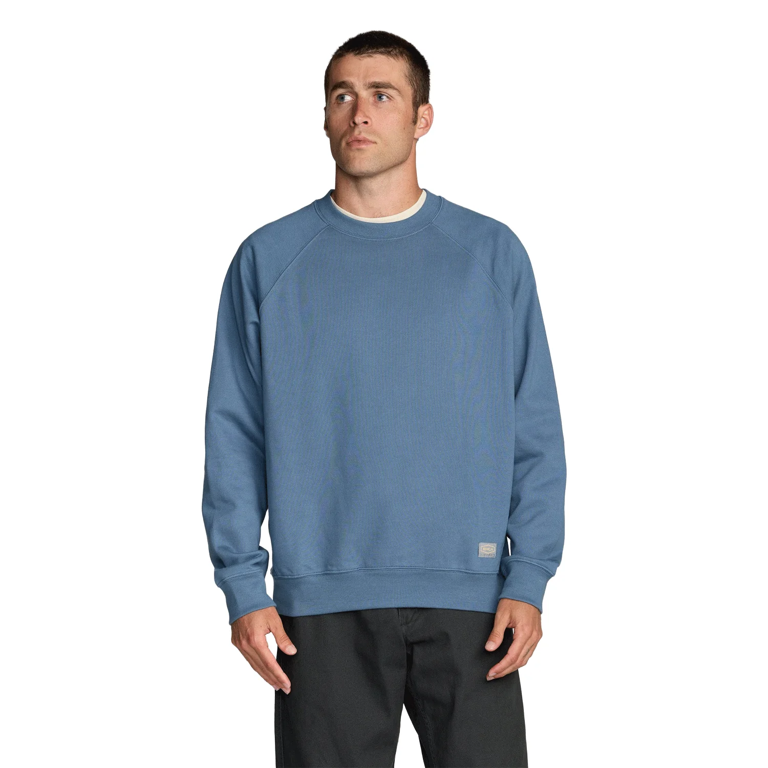 RVCA Men's Dayshift Crew Sweater Vintage Navy - Image 3