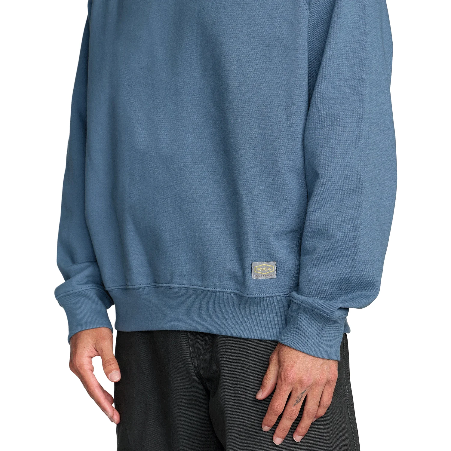 RVCA Men's Dayshift Crew Sweater Vintage Navy - Image 5