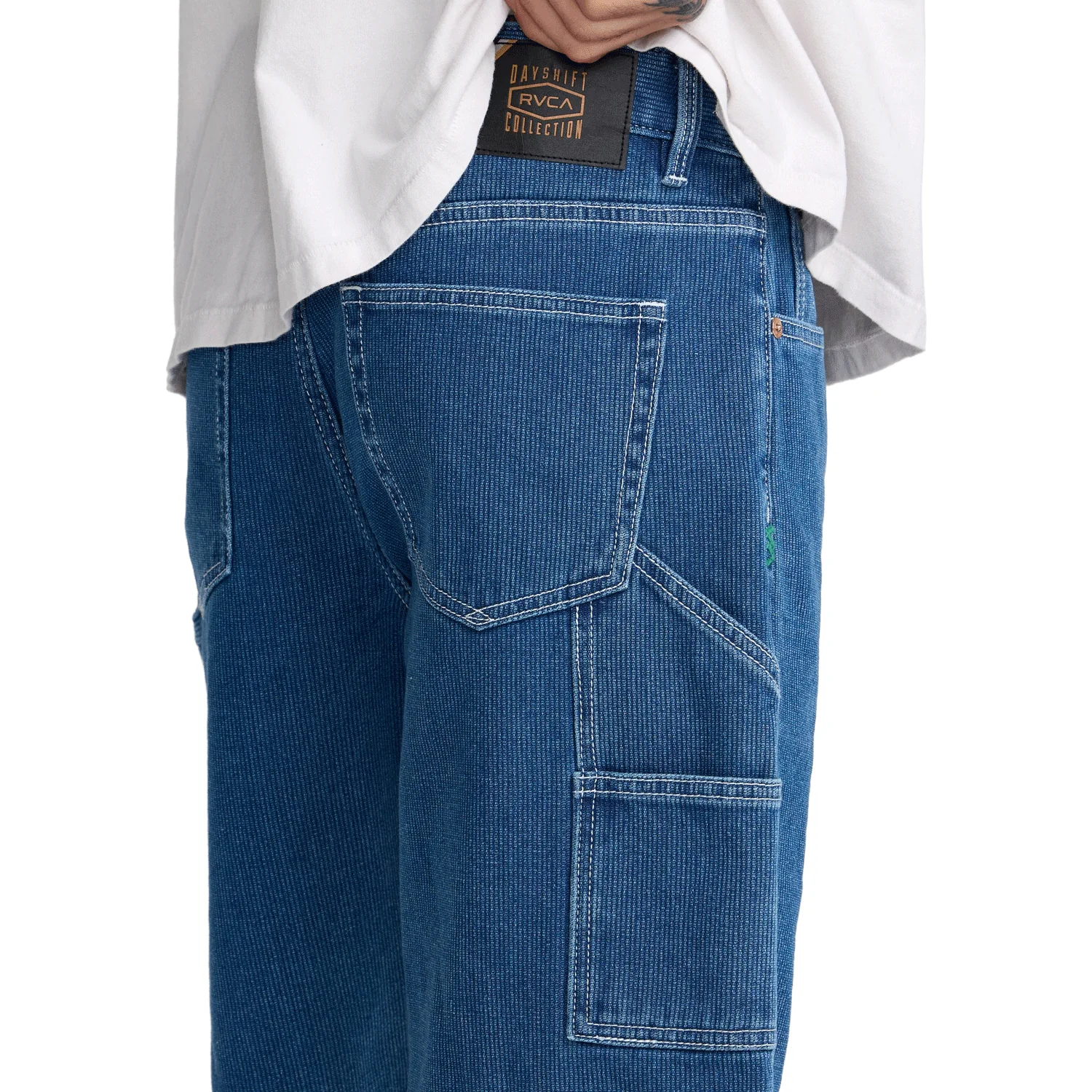 RVCA Men's Dayshift Denim 21" Short Blue Collar - Image 5