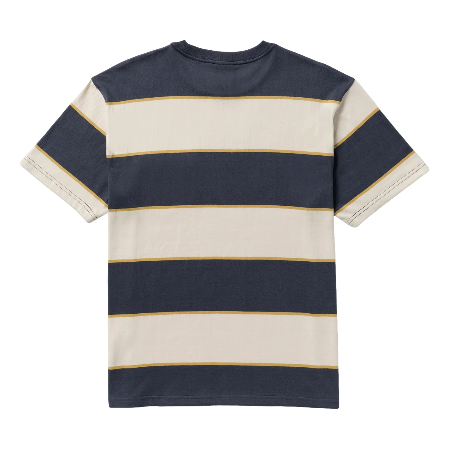 RVCA Men's Dayshift Stripe T Shirt Light Khaki - Image 2