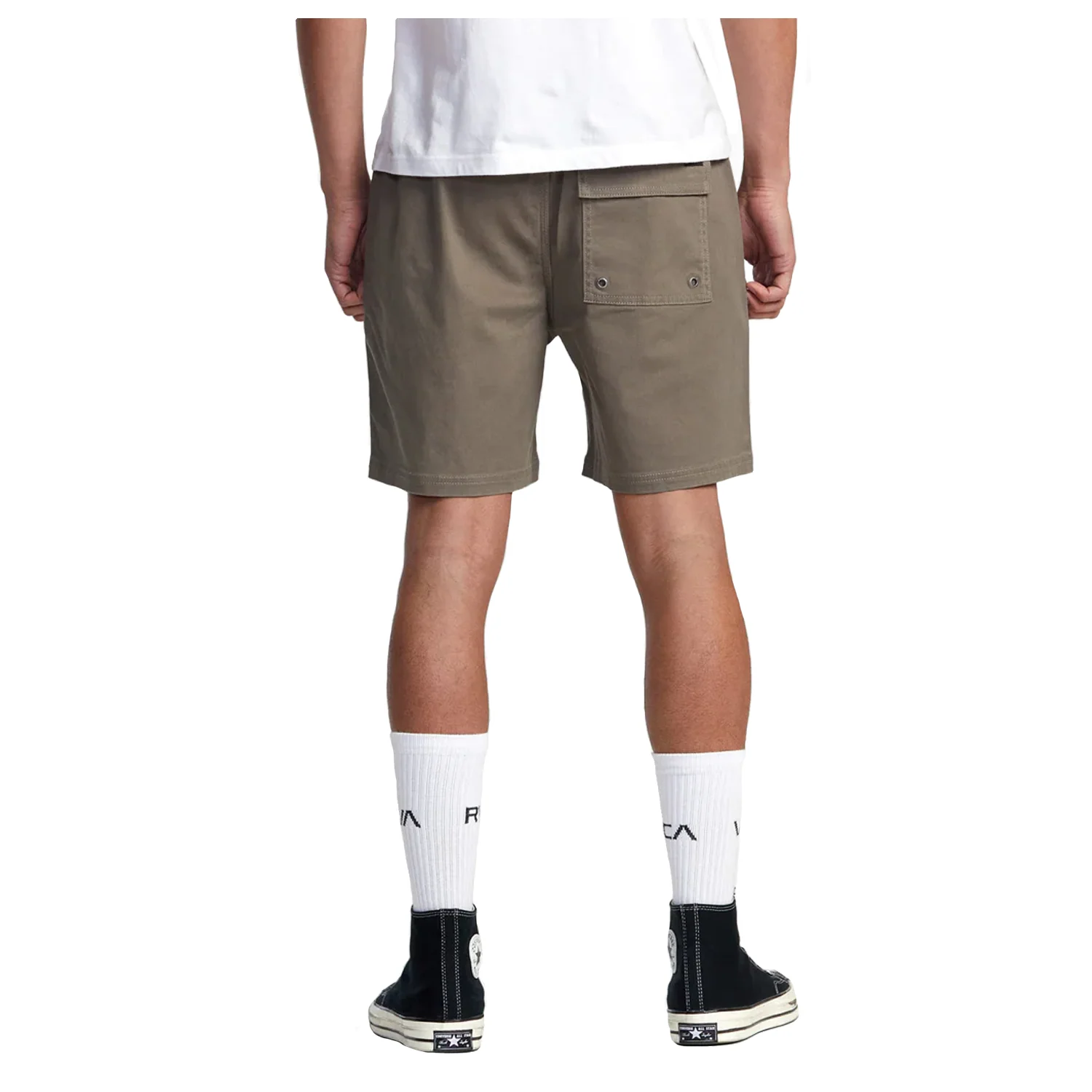 RVCA Men's Escape Elastic Short Mushroom - Image 3