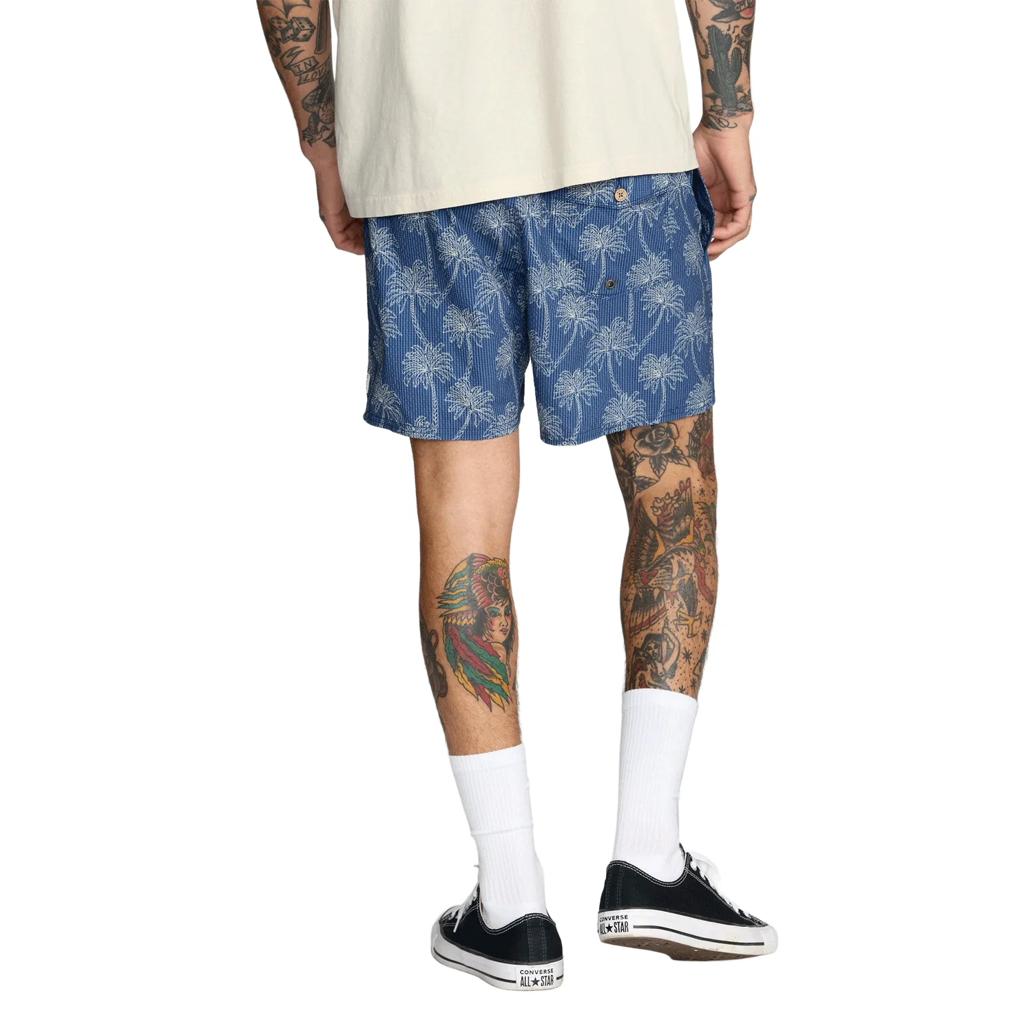 RVCA Men's Exotica Elastic 2 16" Short Dark Denim - Image 4