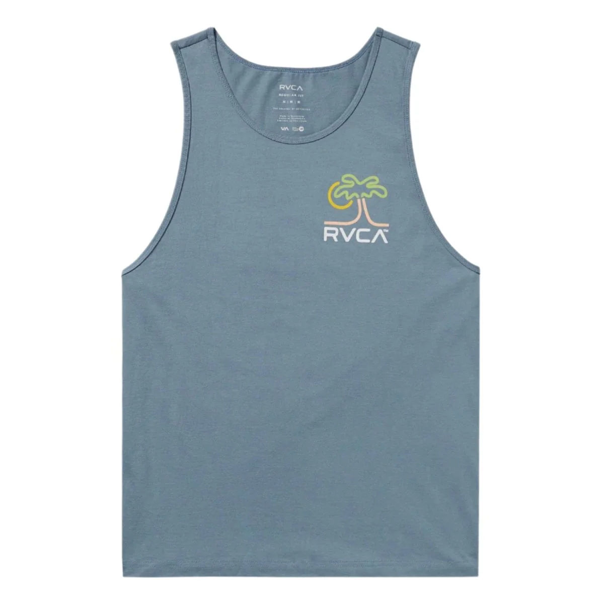 RVCA Men's Happy Hour Tank Vintage Navy - Image 4