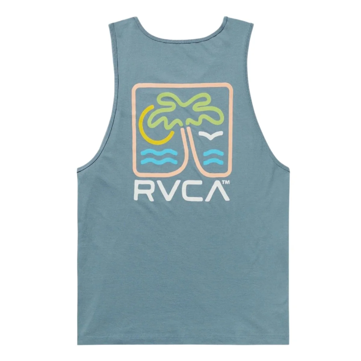 RVCA Men's Happy Hour Tank Vintage Navy - Image 5