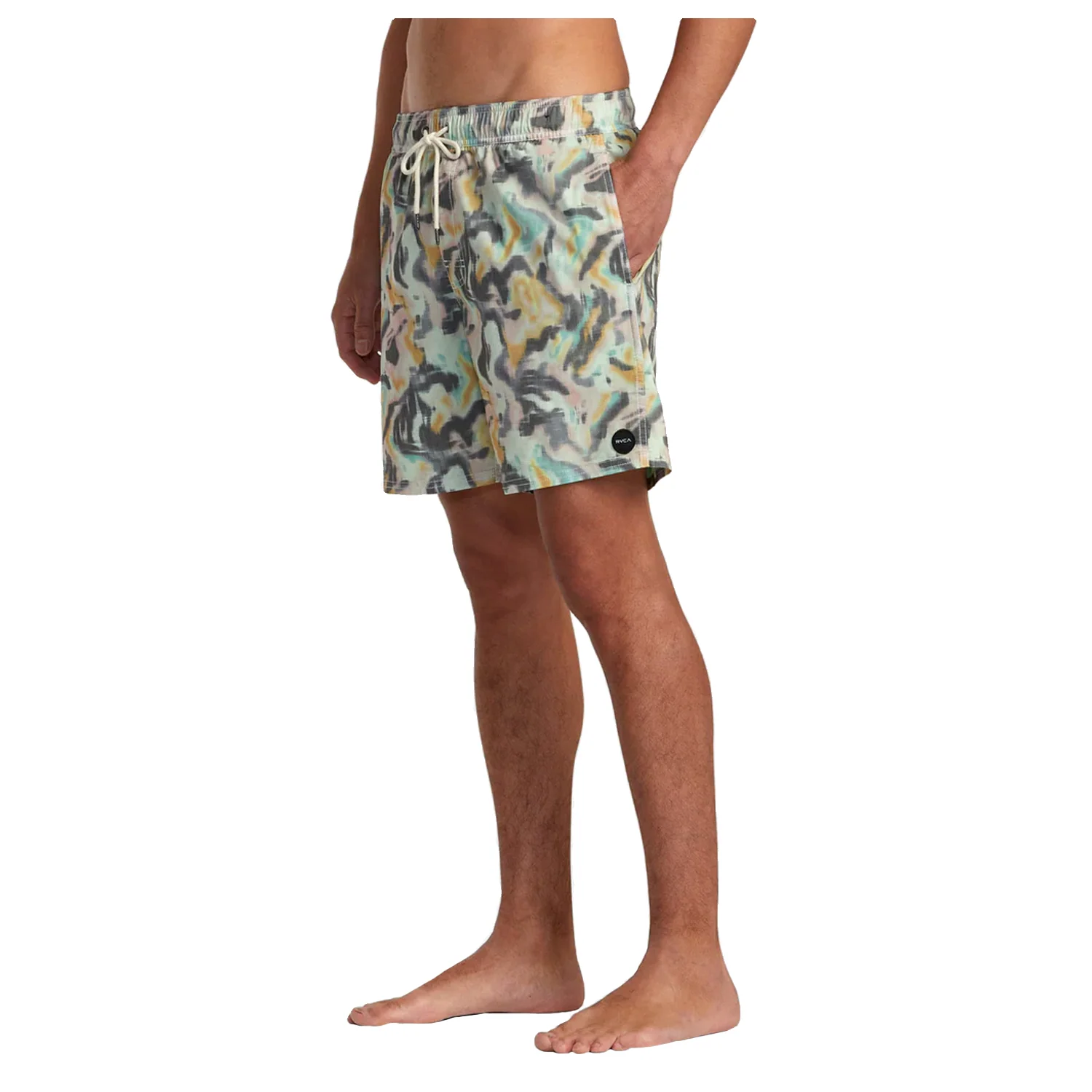 RVCA Men's Manic Elastic Boardshort Light Blue - Image 2