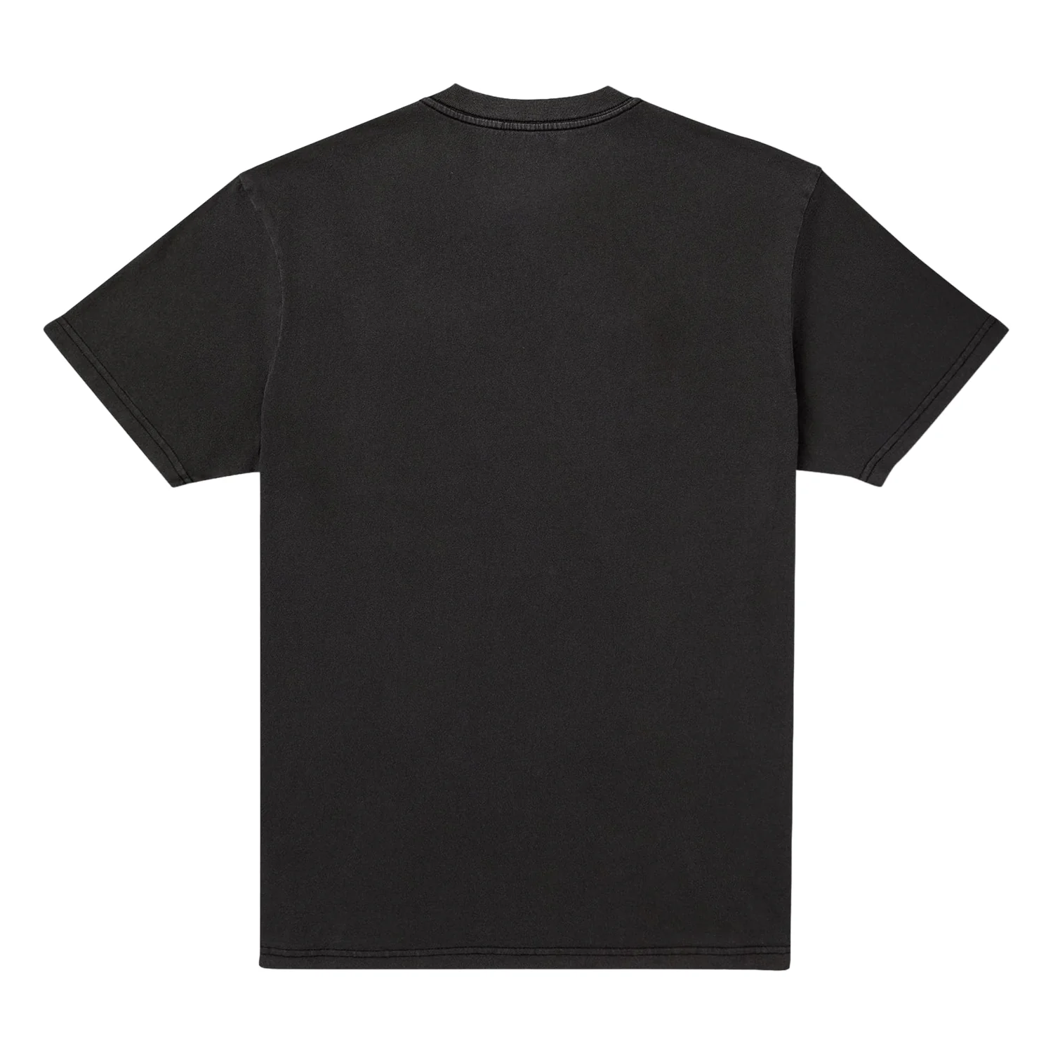 RVCA Men's Midweight Label T Shirt Vintage Black - Image 2