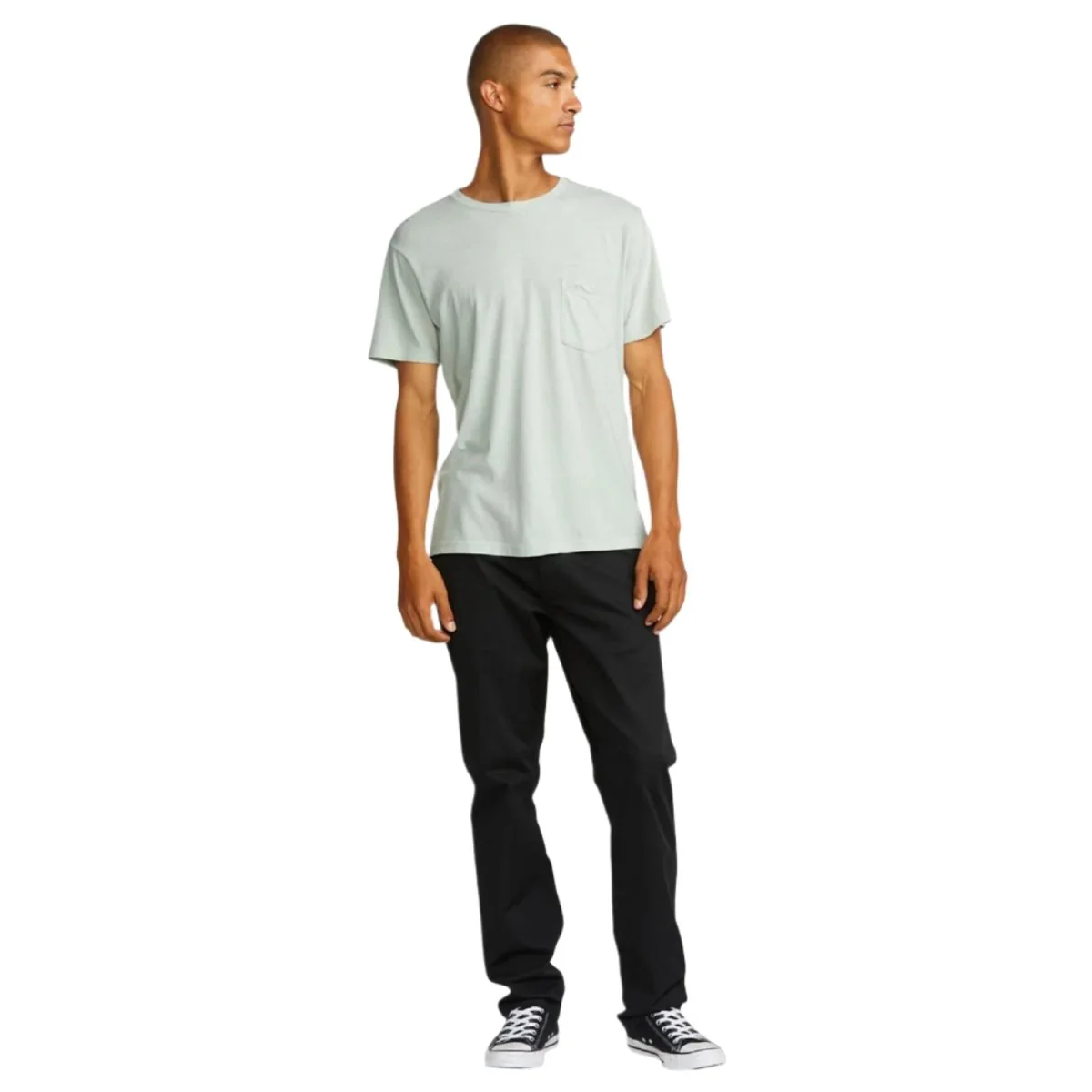RVCA Men's PTC 2 Pigment S/S T-Shirt Green Tea - Image 3