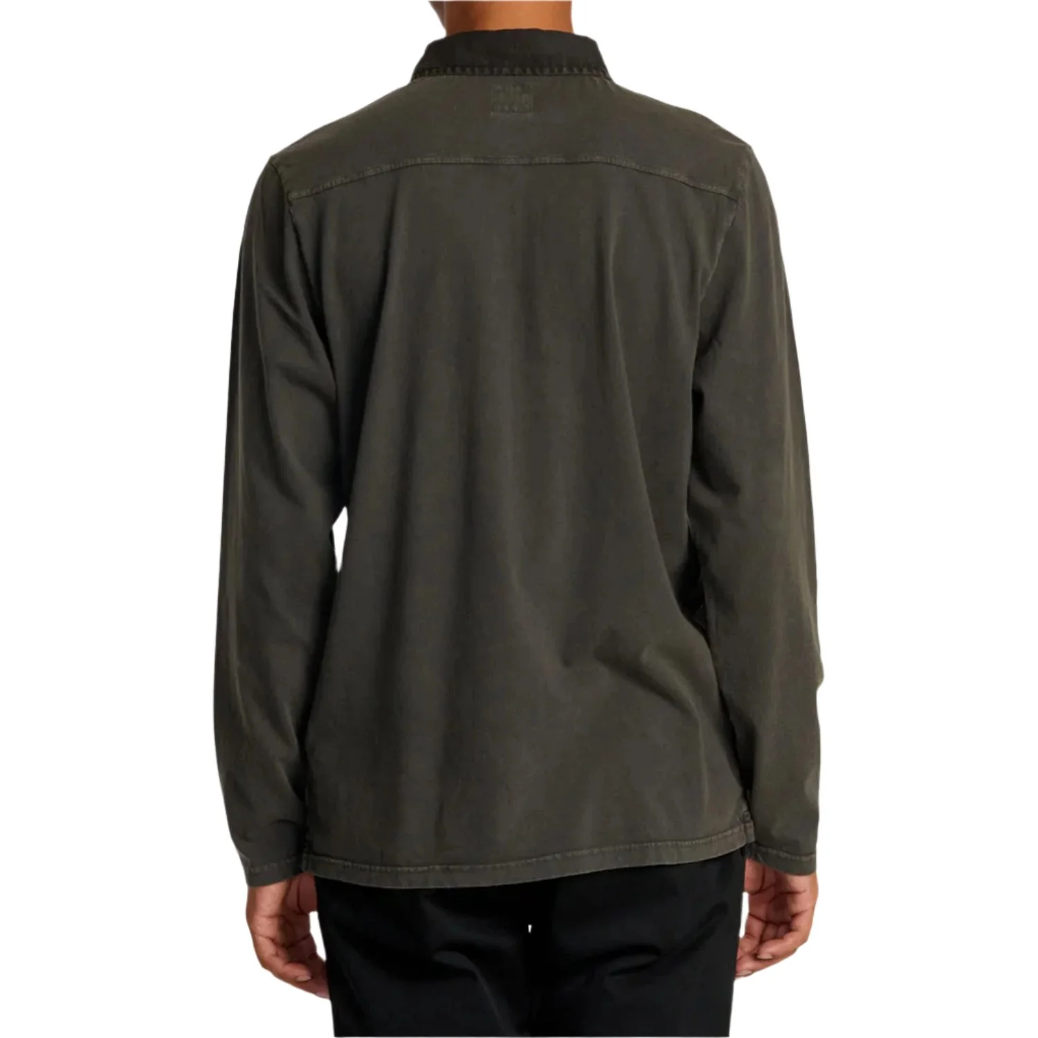 RVCA Men's PTC L/S Polo Li Pirate Black - Image 2