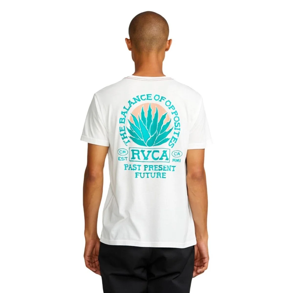 RVCA Men's RVCAGAVE S/S T-Shirt Antique White - Image 2