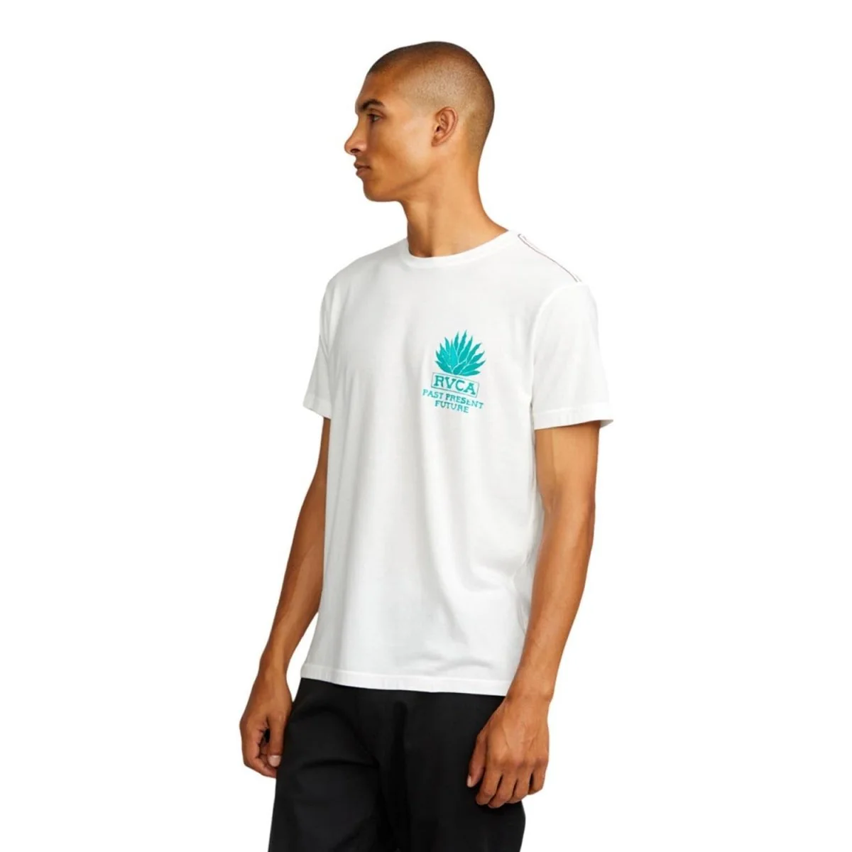 RVCA Men's RVCAGAVE S/S T-Shirt Antique White - Image 3