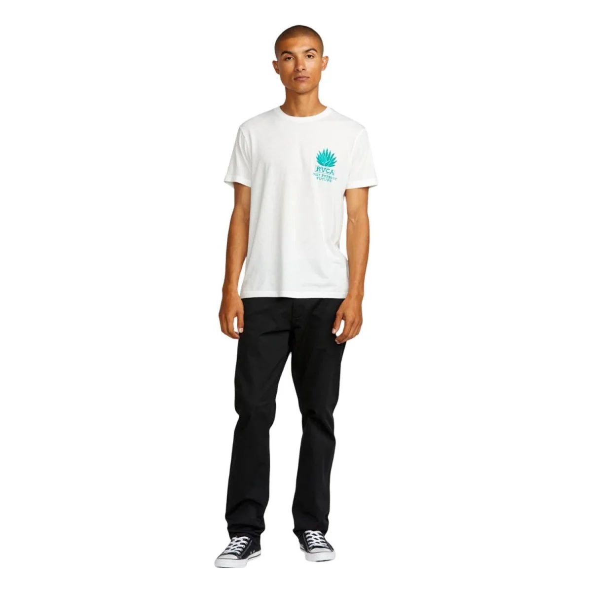 RVCA Men's RVCAGAVE S/S T-Shirt Antique White - Image 4