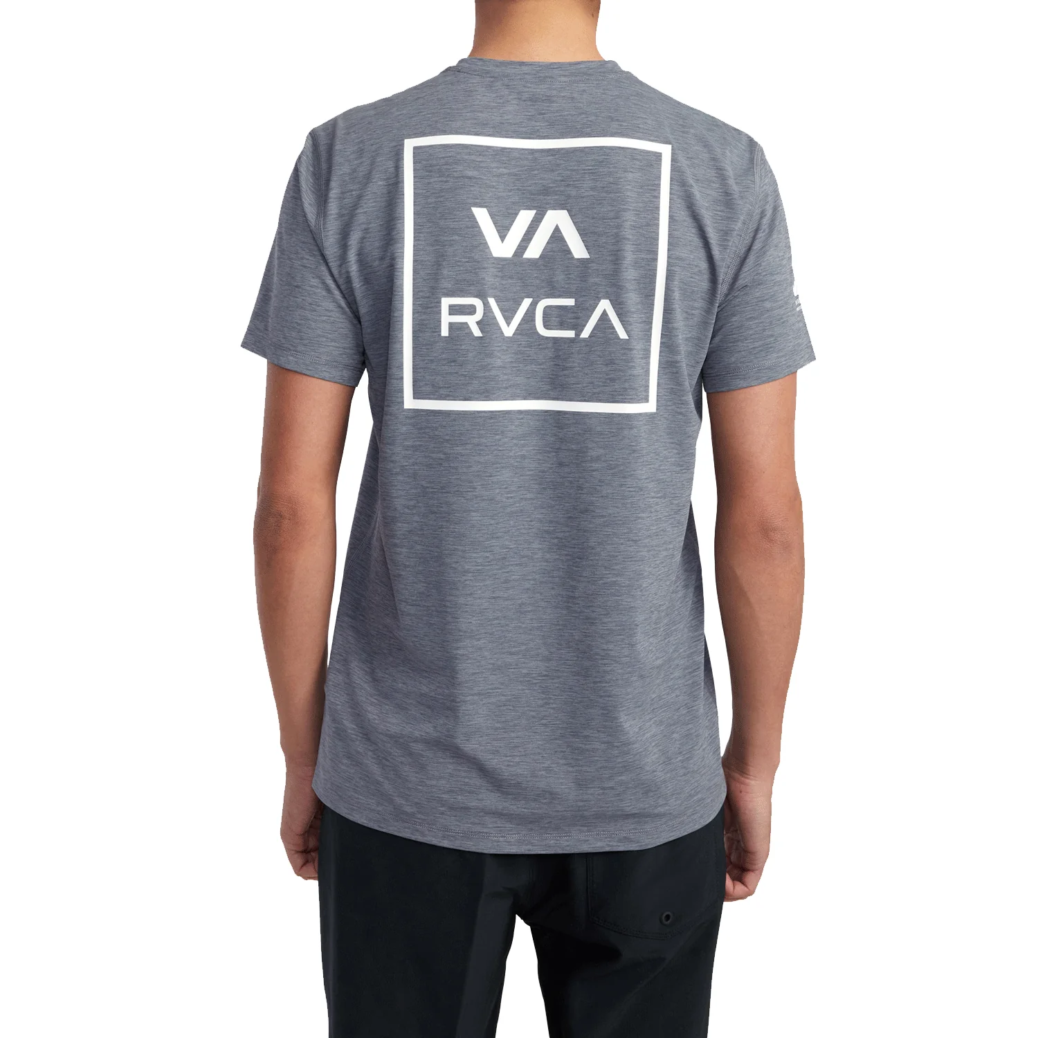 RVCA Men's Surf T Shirt Heather Grey - Image 2
