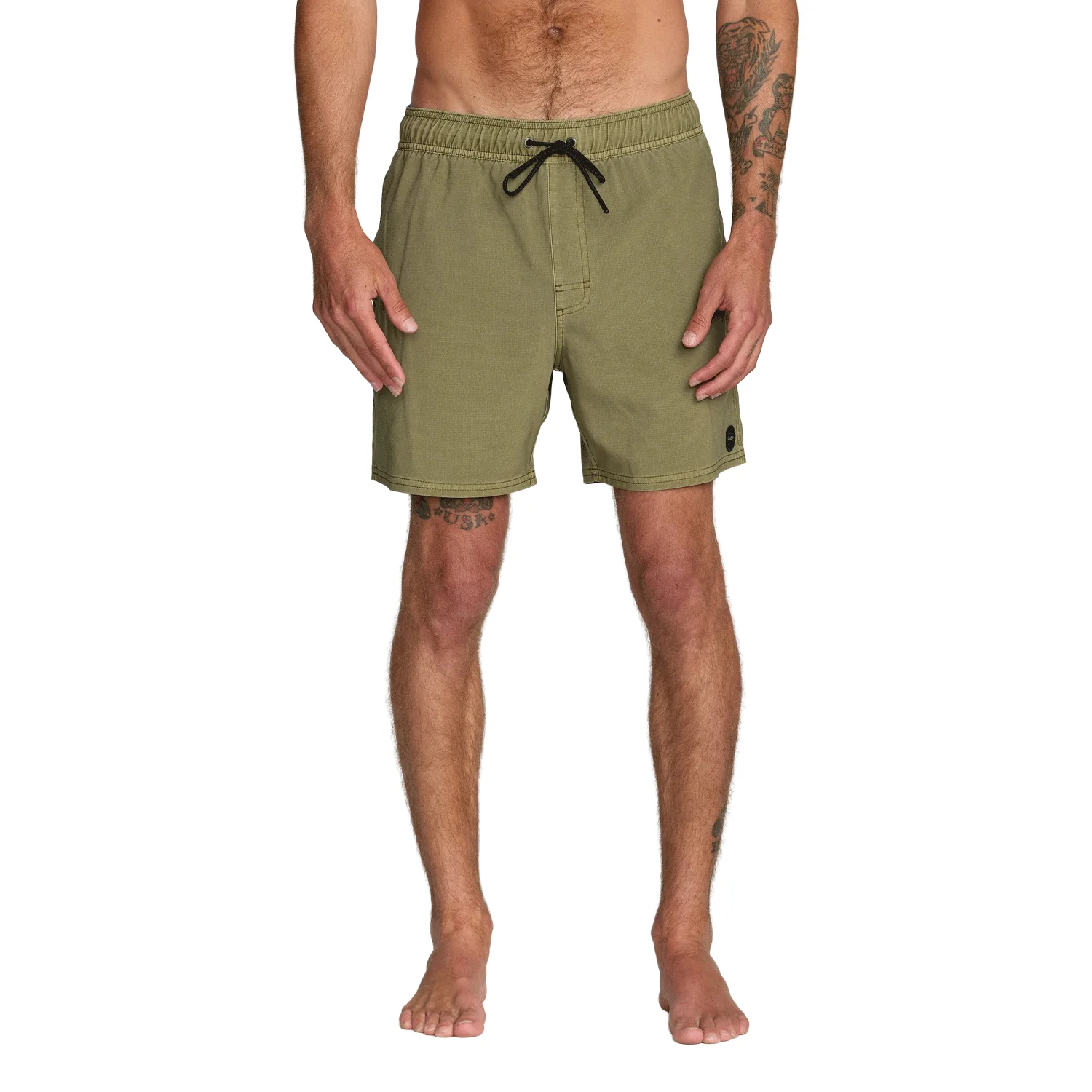 RVCA Men's VA Pigment Elastic 16" Short Martini Olive - Image 4