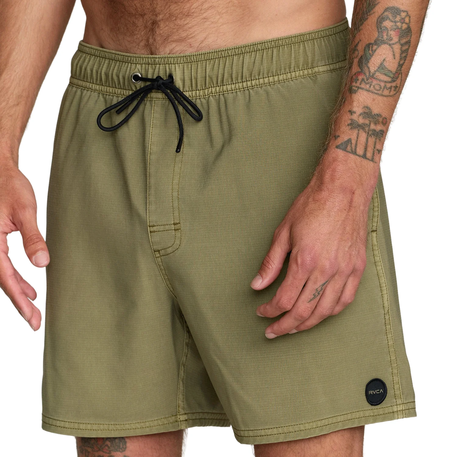 RVCA Men's VA Pigment Elastic 16" Short Martini Olive - Image 5