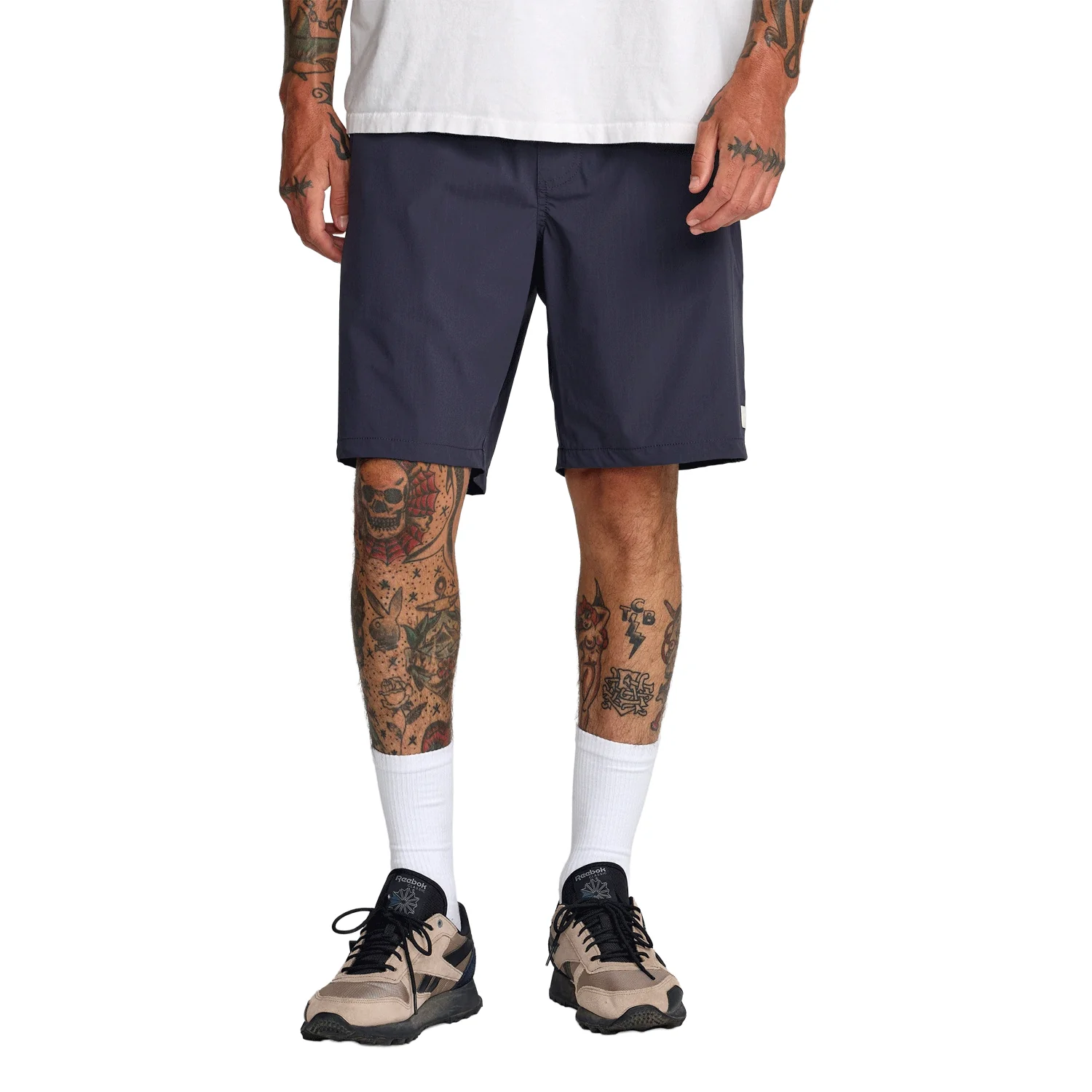RVCA Men's Vacancy Ghost Stripe 19" Short Garage Blue - Image 3