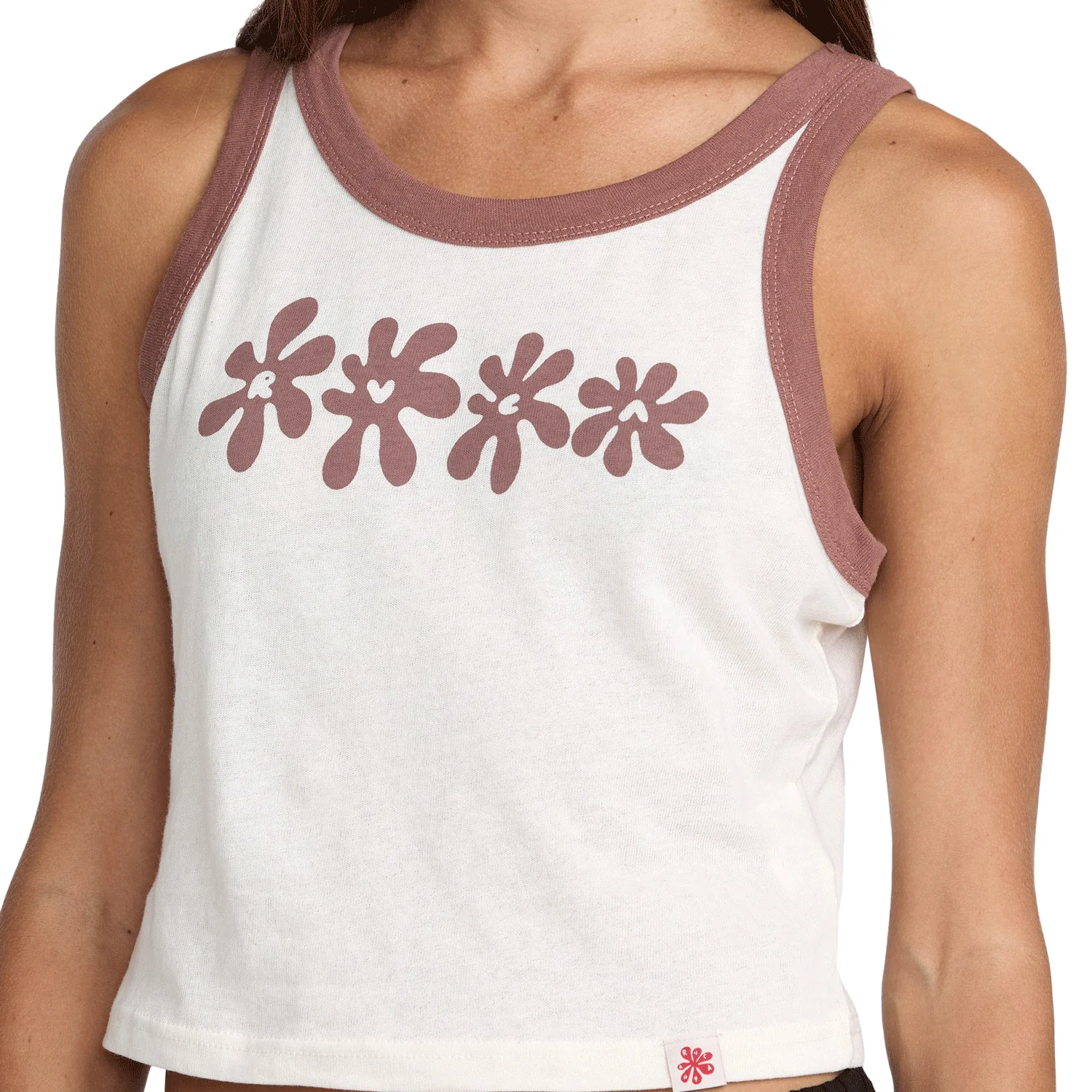 RVCA Women's Bryce Baker Tank Natural - Image 3
