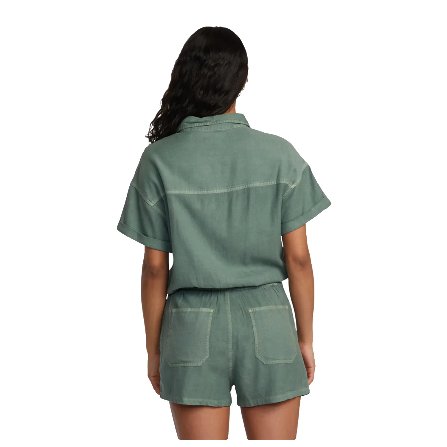 RVCA Women's Cadet Romper Jade - Image 2