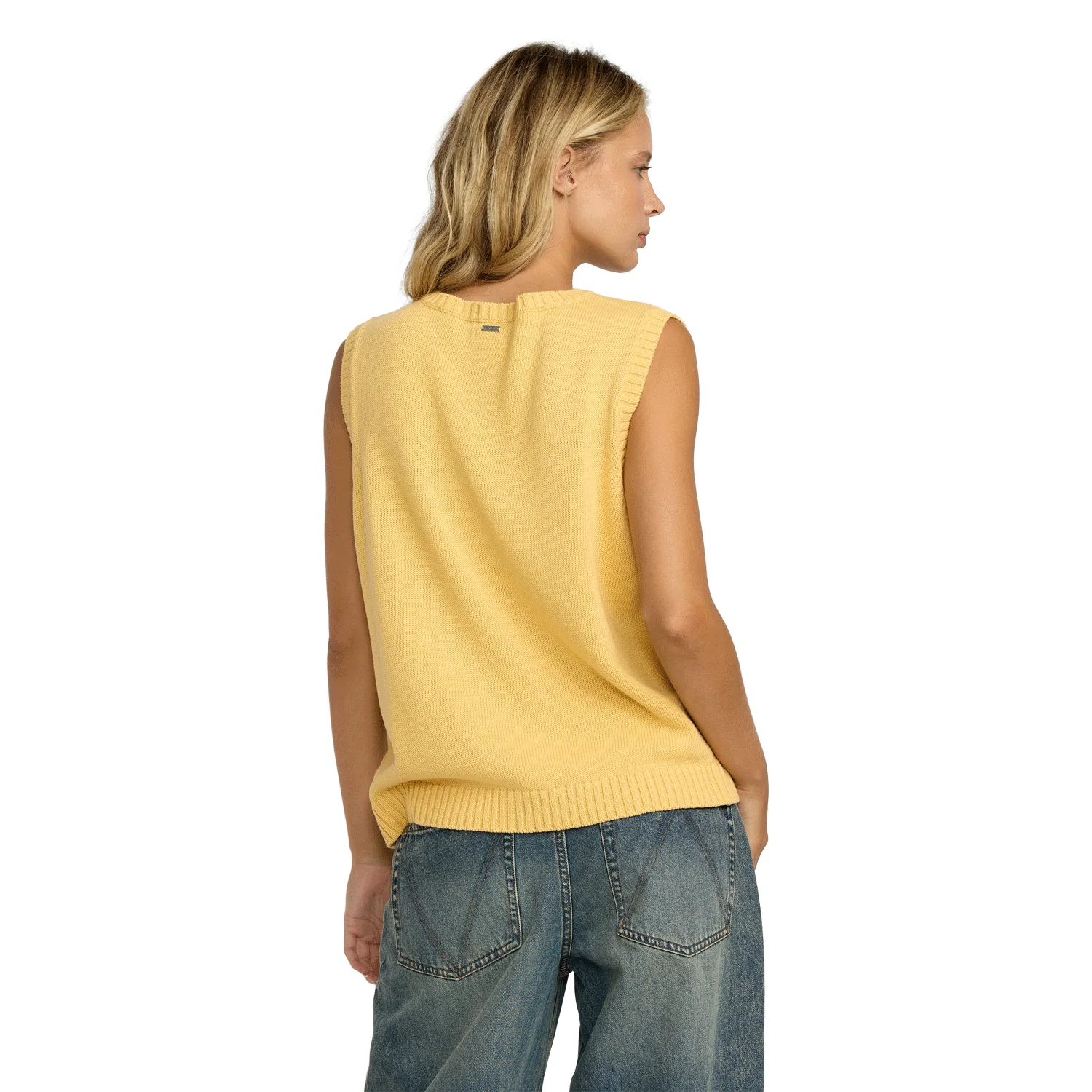 RVCA Women's Carrie Sweater Vest Sanddune - Image 2