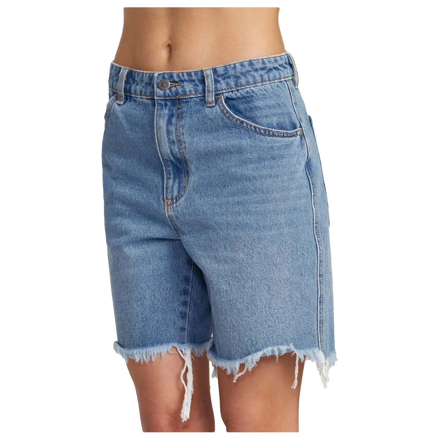 RVCA Women's Crawford Long Short 90s Blue - Image 2