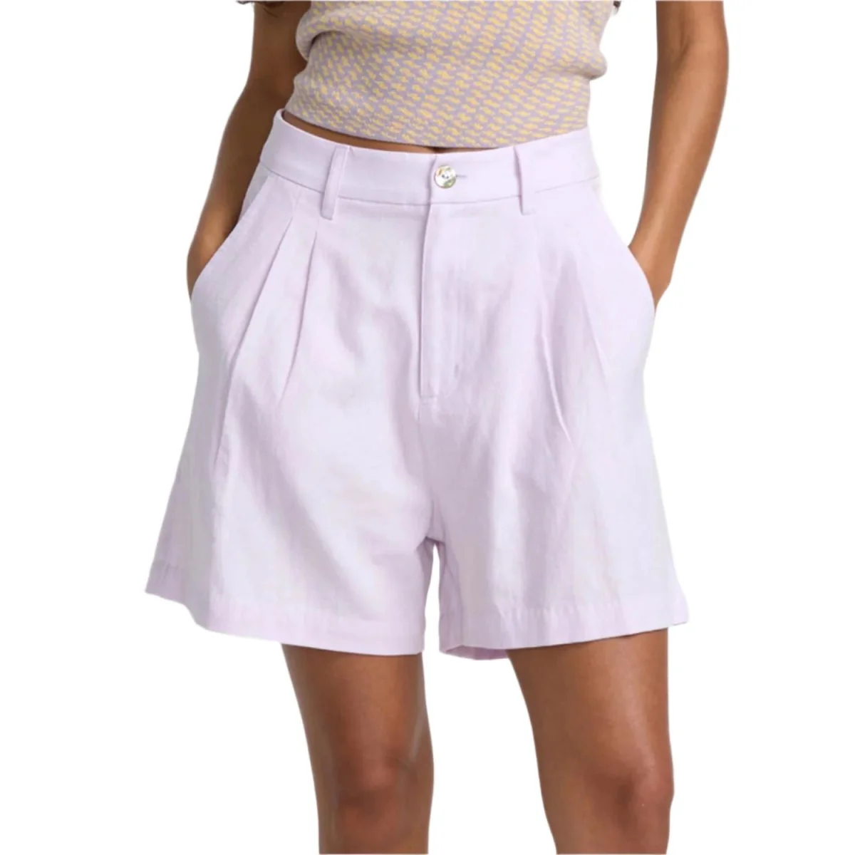RVCA Women's Del Mar Short Cloud Purple - Image 3