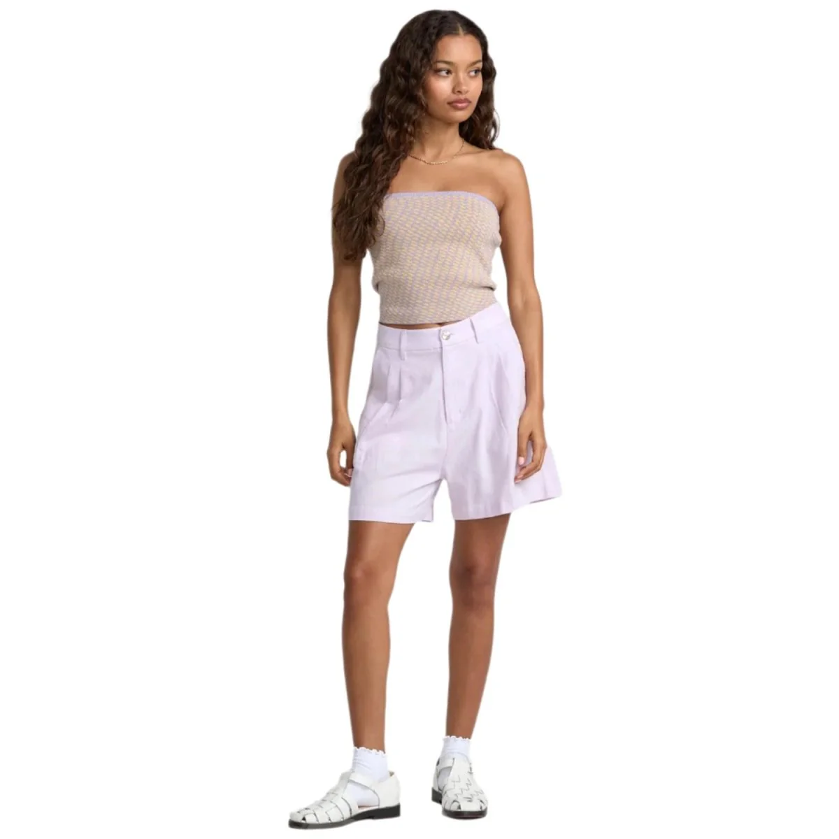 RVCA Women's Del Mar Short Cloud Purple - Image 4