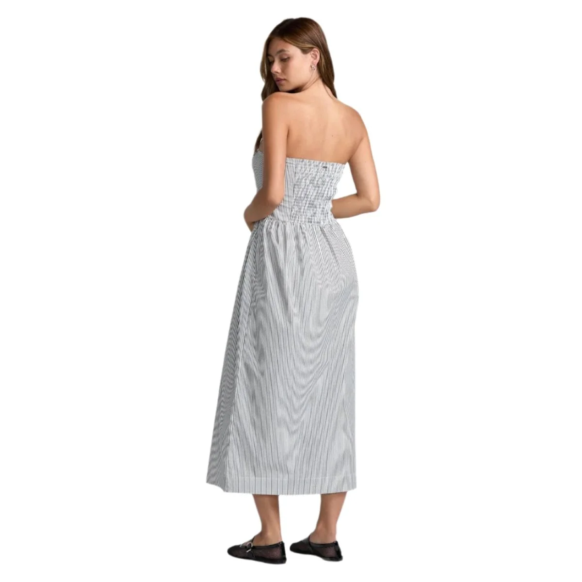 RVCA Women's Florence Drop Waist Midi Dress Pirate Black - Image 2