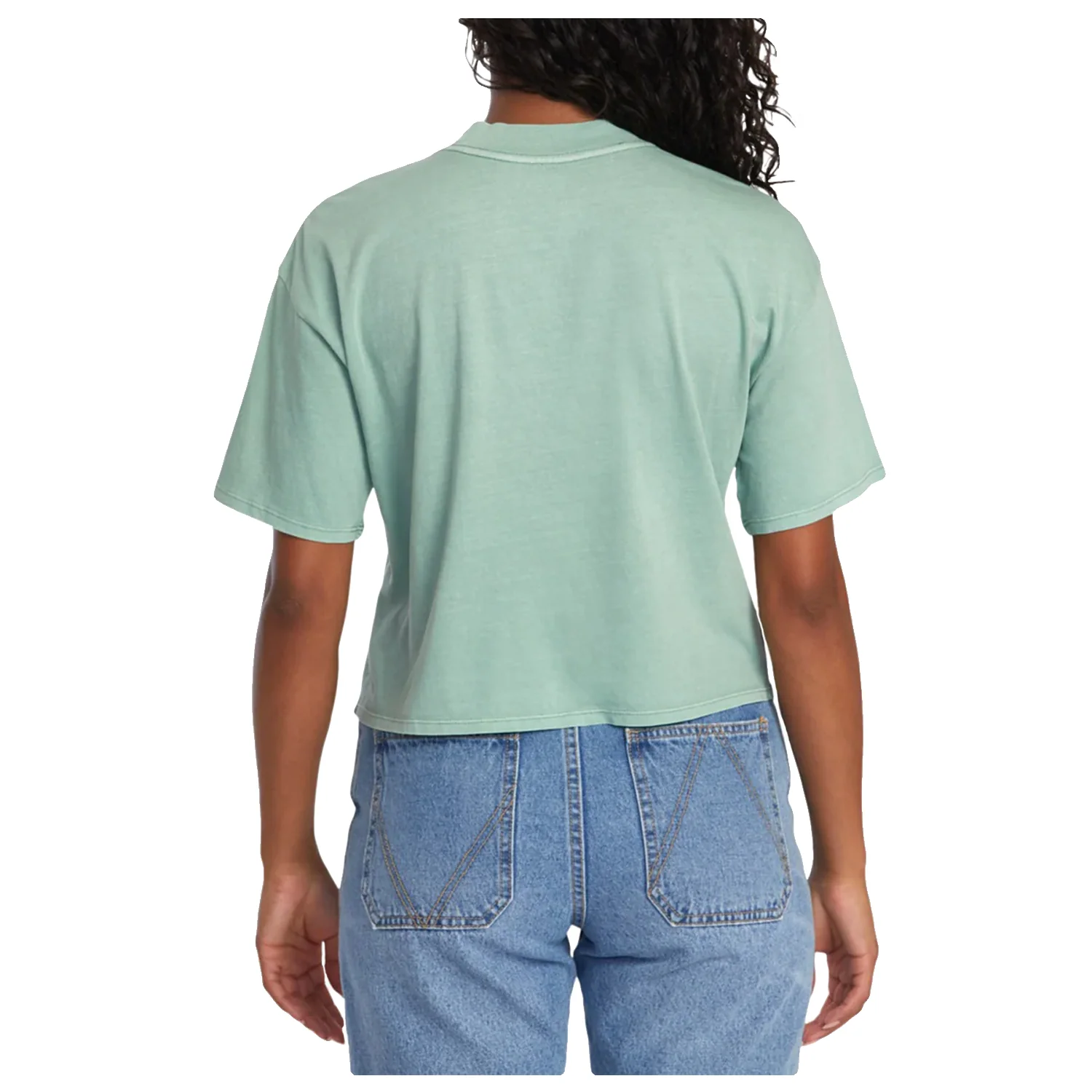 RVCA Women's Kinney T Shirt Jade - Image 3
