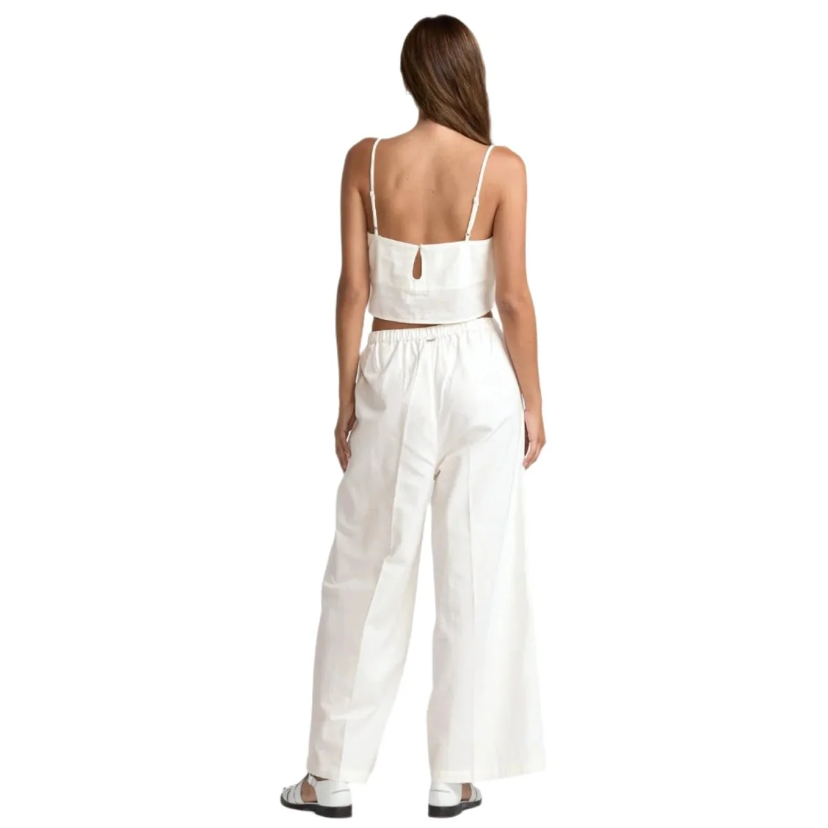 RVCA Women's Lucy Pant Vintage White - Image 2