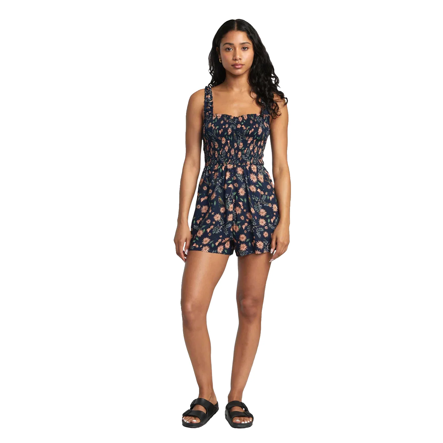 RVCA Women's Ray Romper Moody Blue - Image 2
