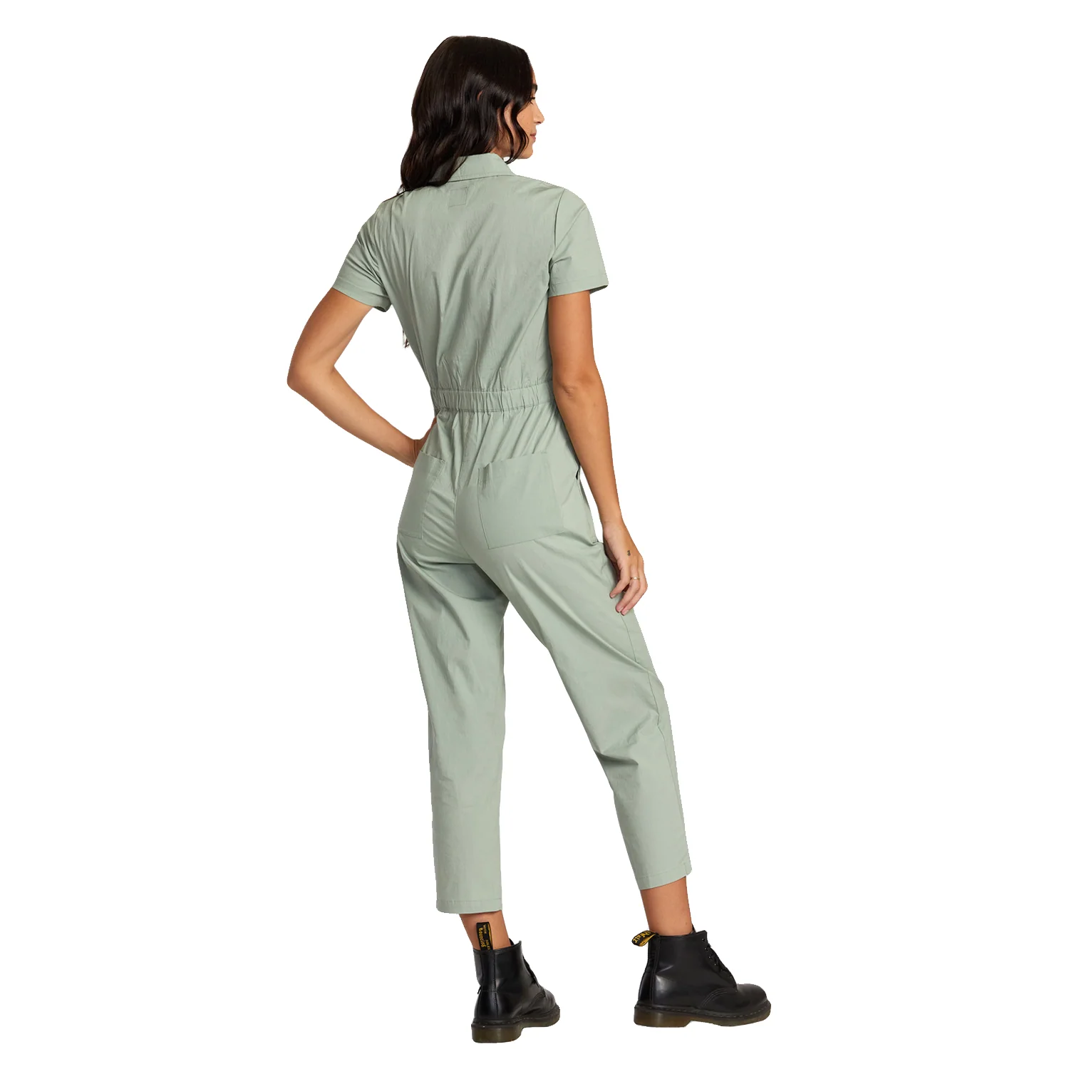 RVCA Women's Recession Jumpsuit Sage - Image 2