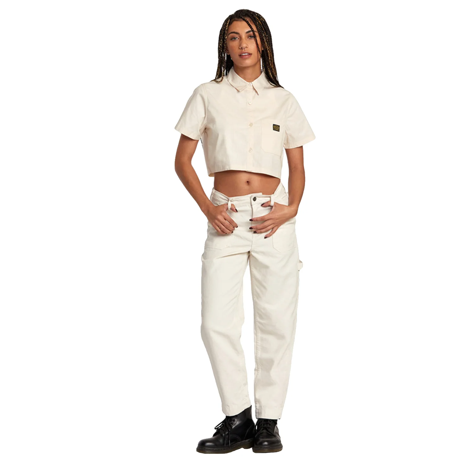 RVCA Women's Recession Pant Latte - Image 4