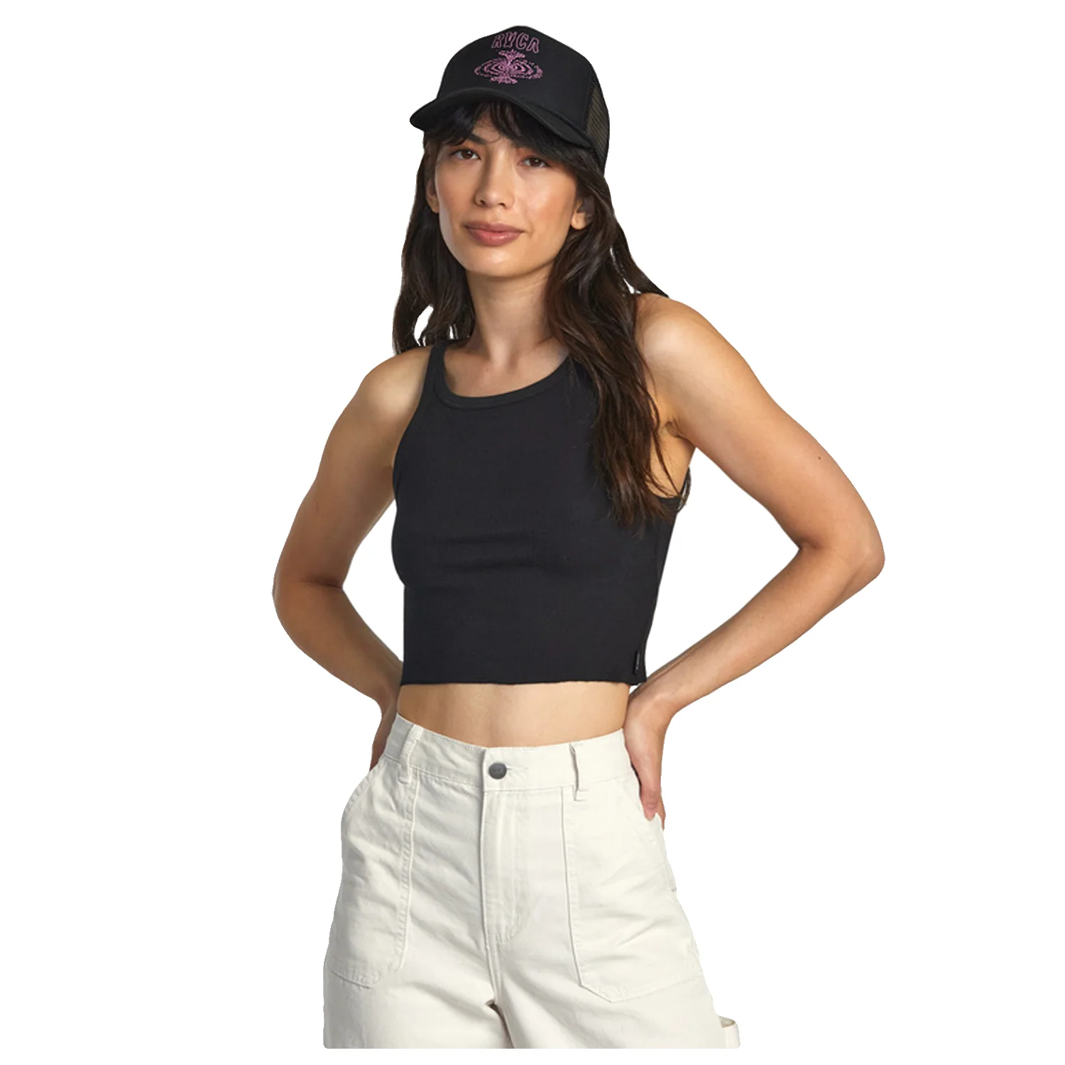 RVCA Women's Slide Tank Top RVCA Black - Image 3
