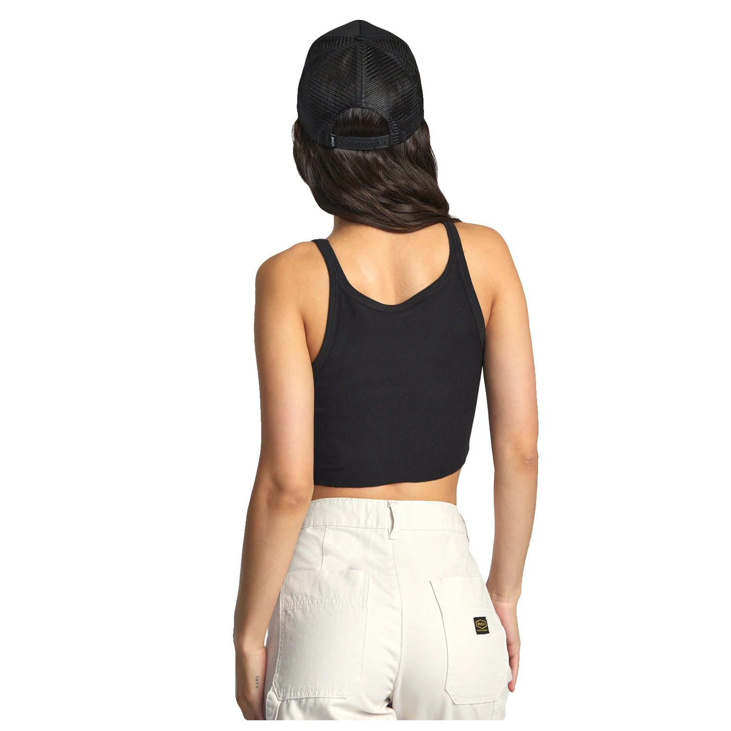 RVCA Women's Slide Tank Top RVCA Black - Image 4