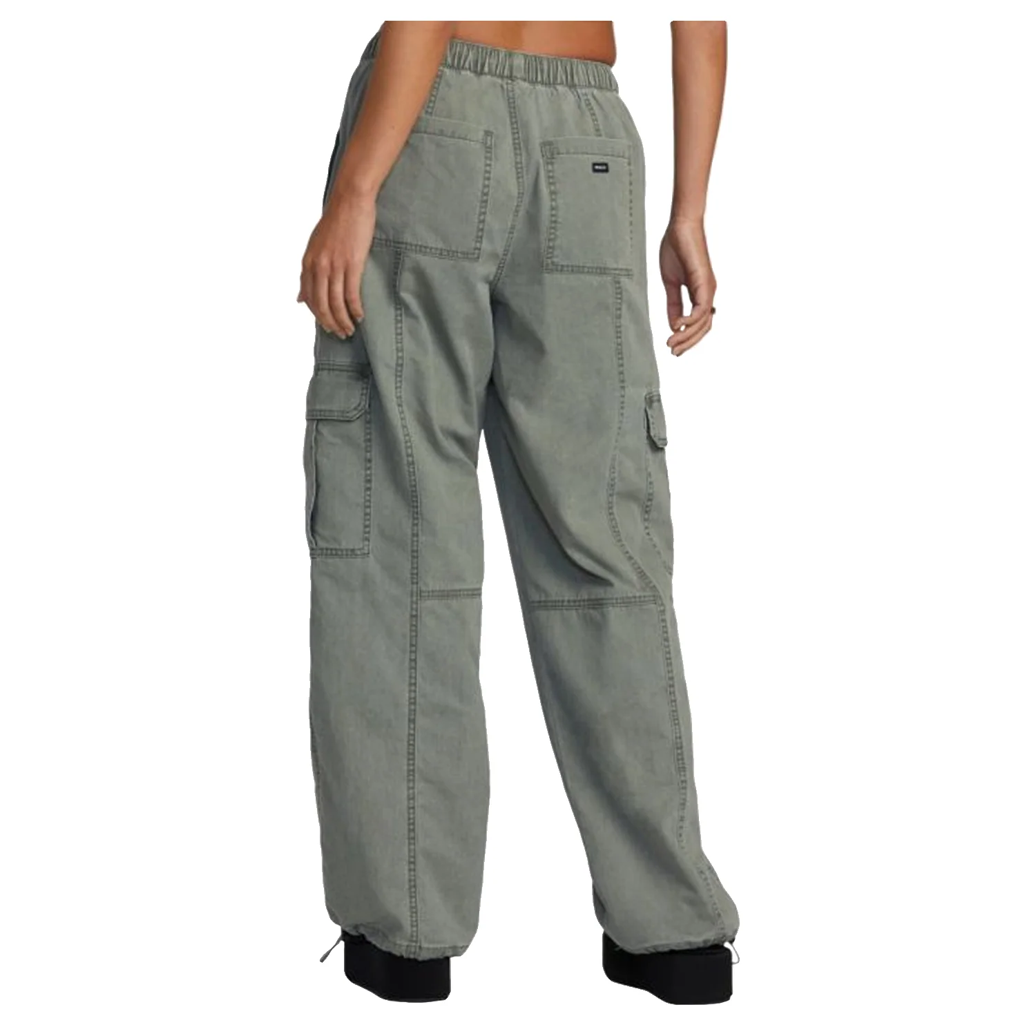 RVCA Women's Stowaway Cargo Pant Olive - Image 2