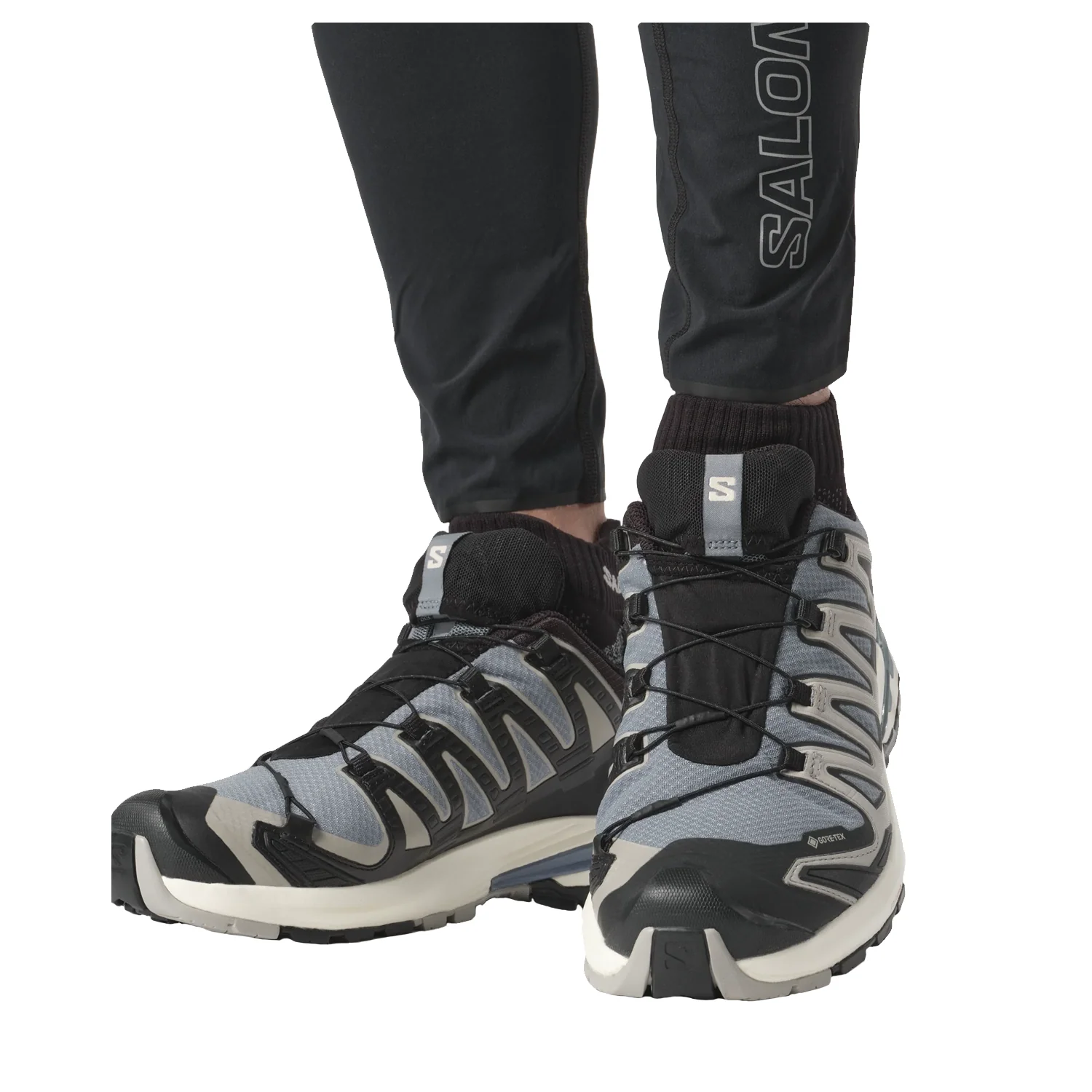 Salomon Men's XA Pro 3D V9 Gore-tex Shoe Flint/Black/Ghost - Image 2