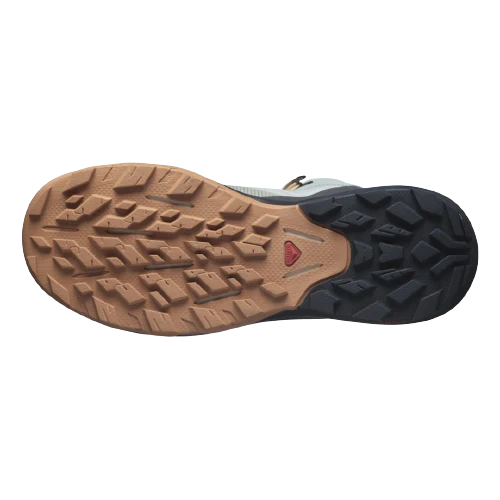 Salomon Women's Outpulse Mid Gore-tex Shoe Wrought Iron/Ebony/Blazing Orange - Image 4