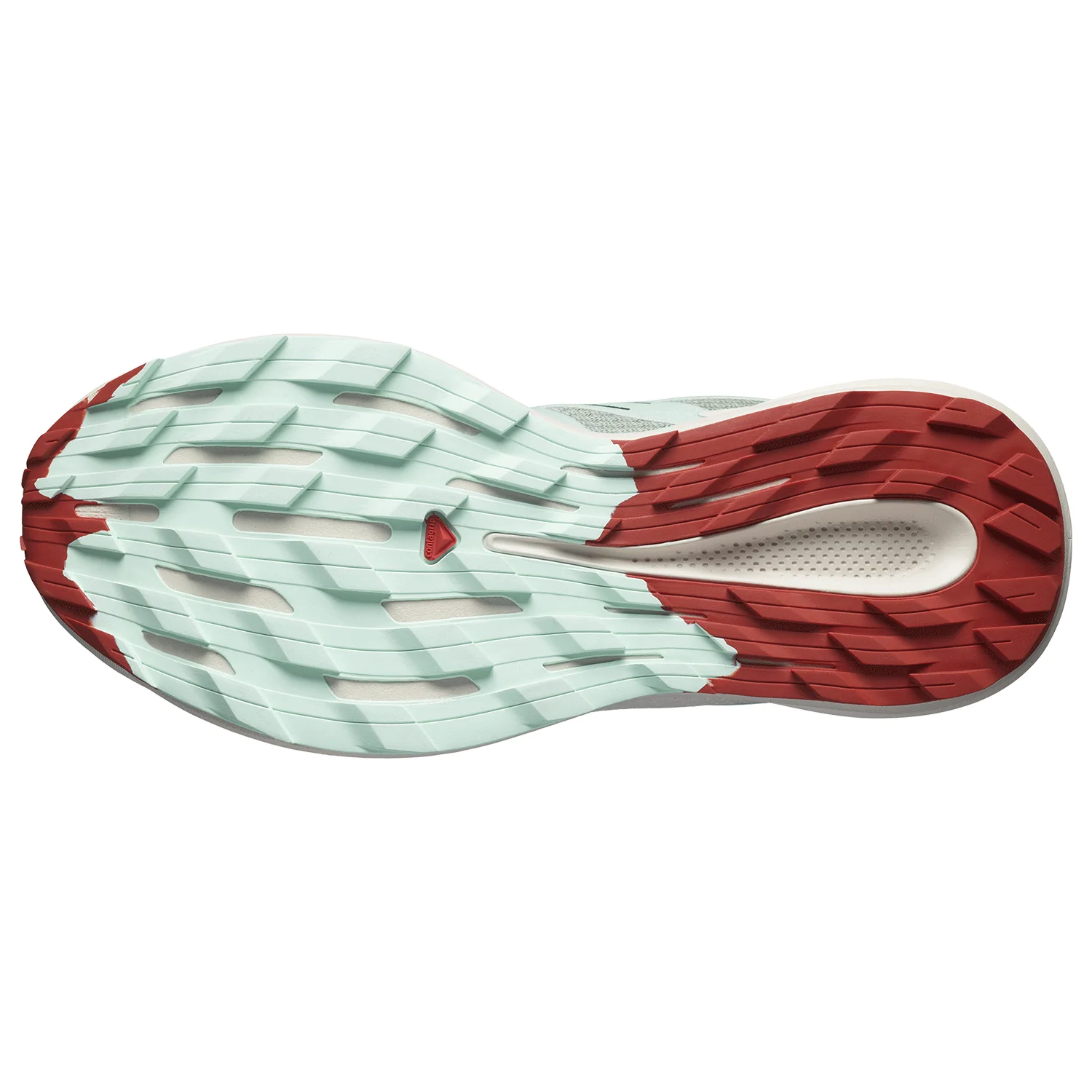 Salomon Women's Pulsar Trail Shoe Lily Pad/Bleached Aqua/Hot Sauce - Image 3