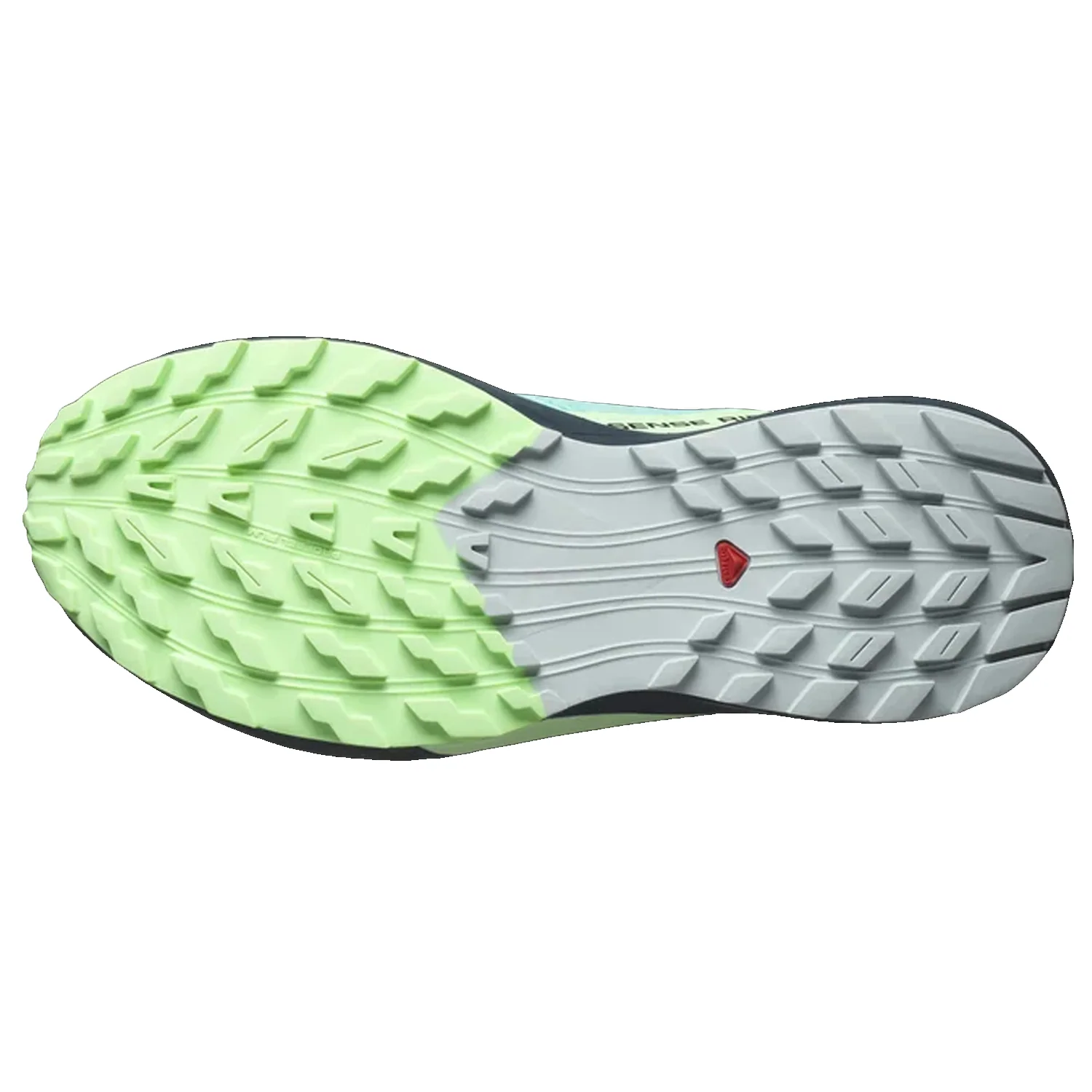 Salomon Women's Sense Ride 5 Gore-tex Shoe Blue Radiance/Green Ash/India Ink - Image 4