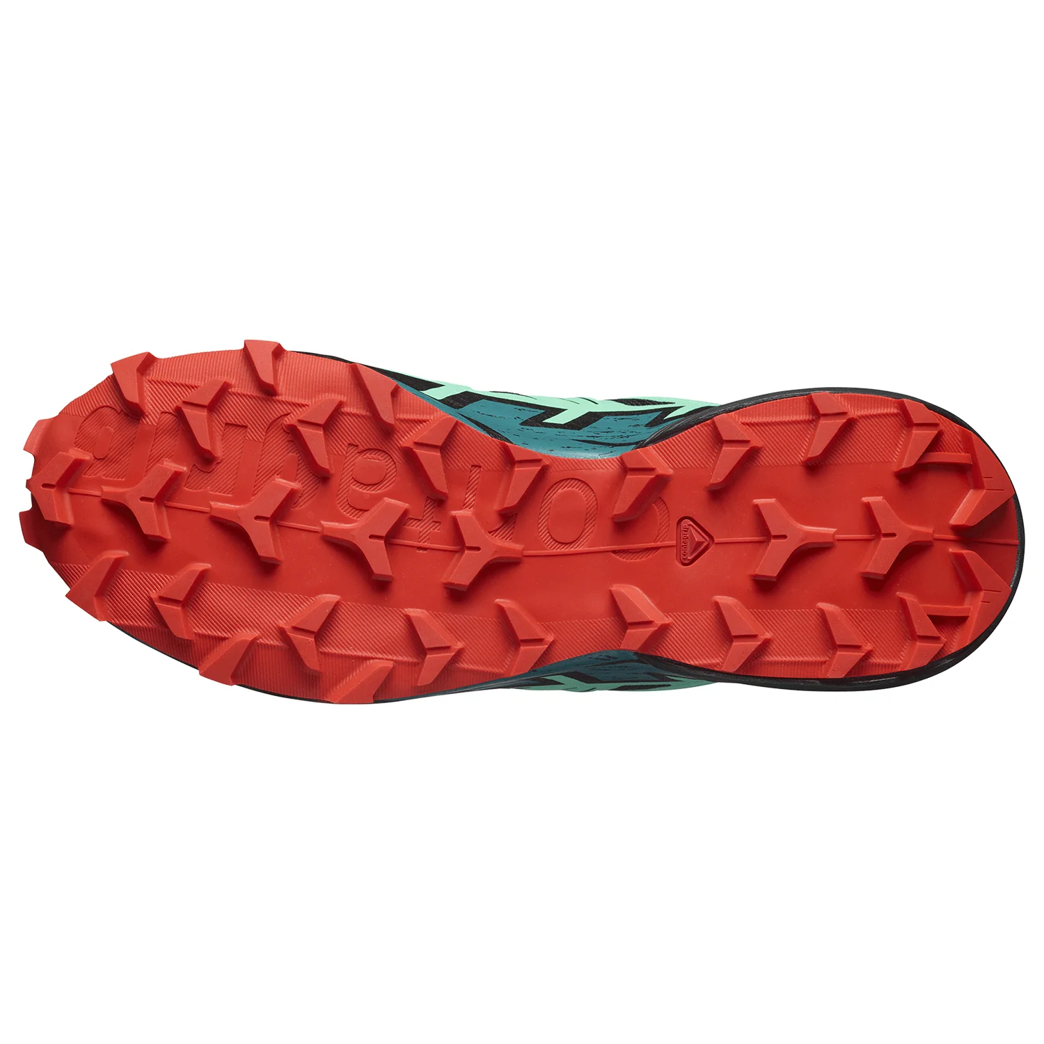 Salomon Women's Speedcross 6 Shoe Black/Biscay Green/Fiery Red - Image 3