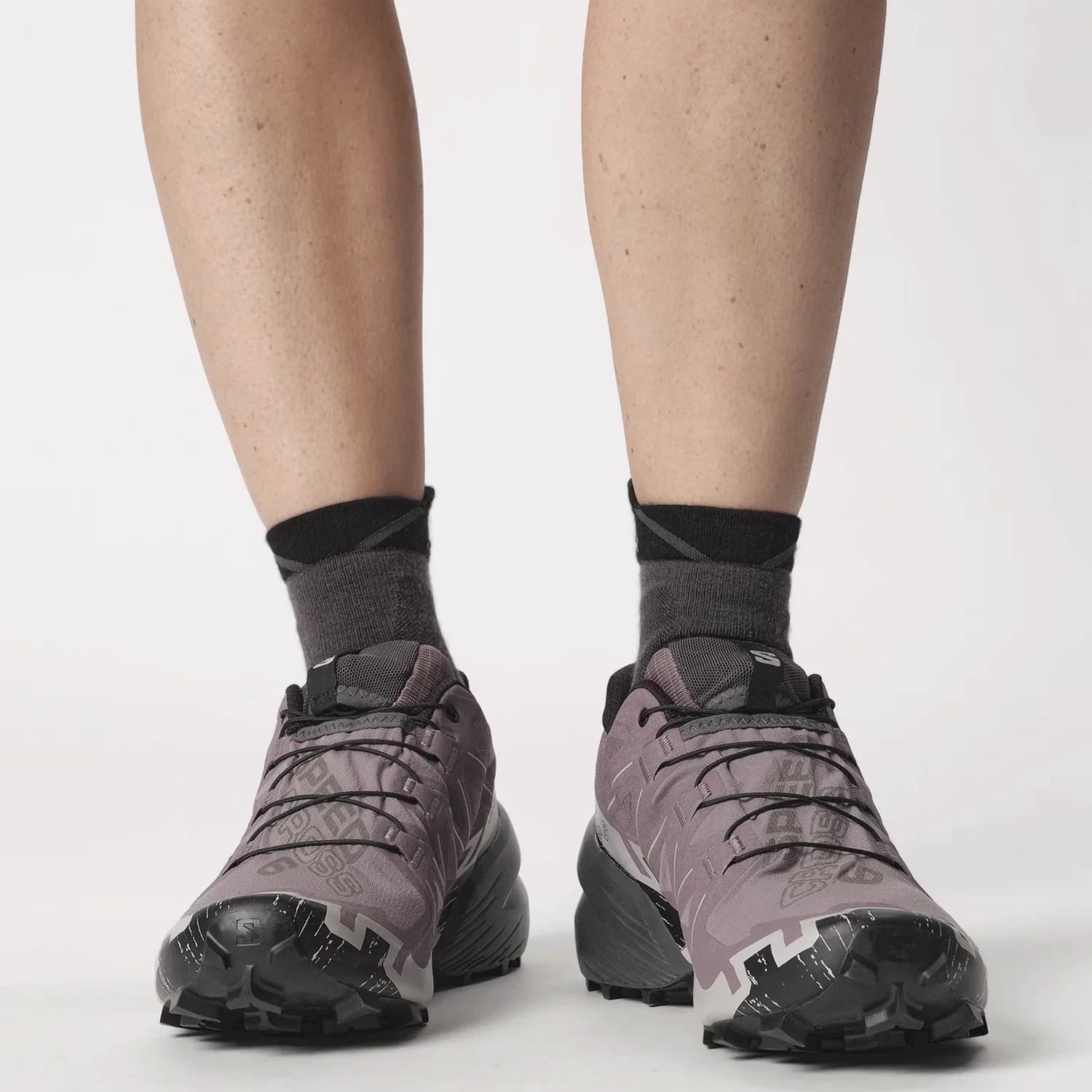 Salomon Women's Speedcross 6 Shoe Moonscape/Black/Ash - Image 2