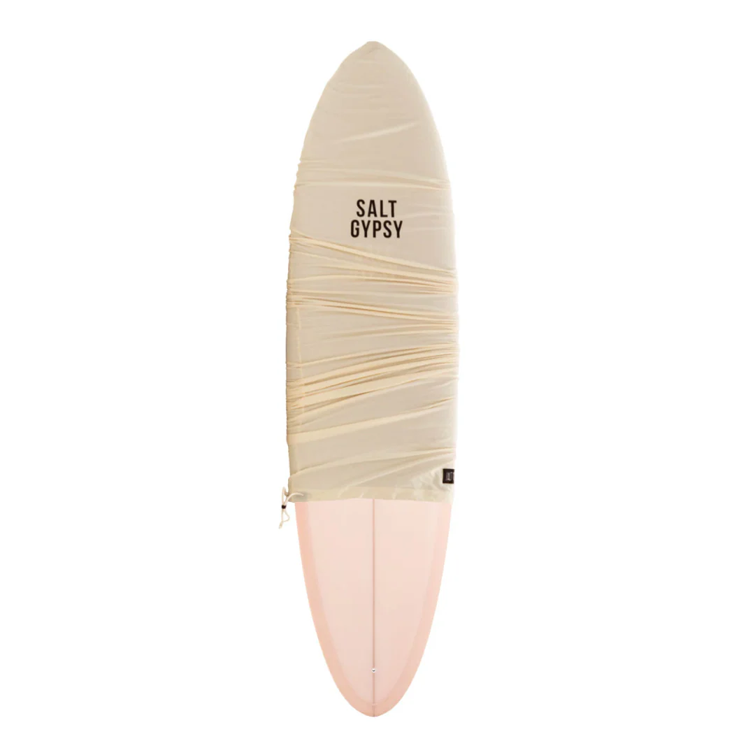 Salt Gypsy Mid Tide PU Surfboard Blush Tint 7'4" - Image 2