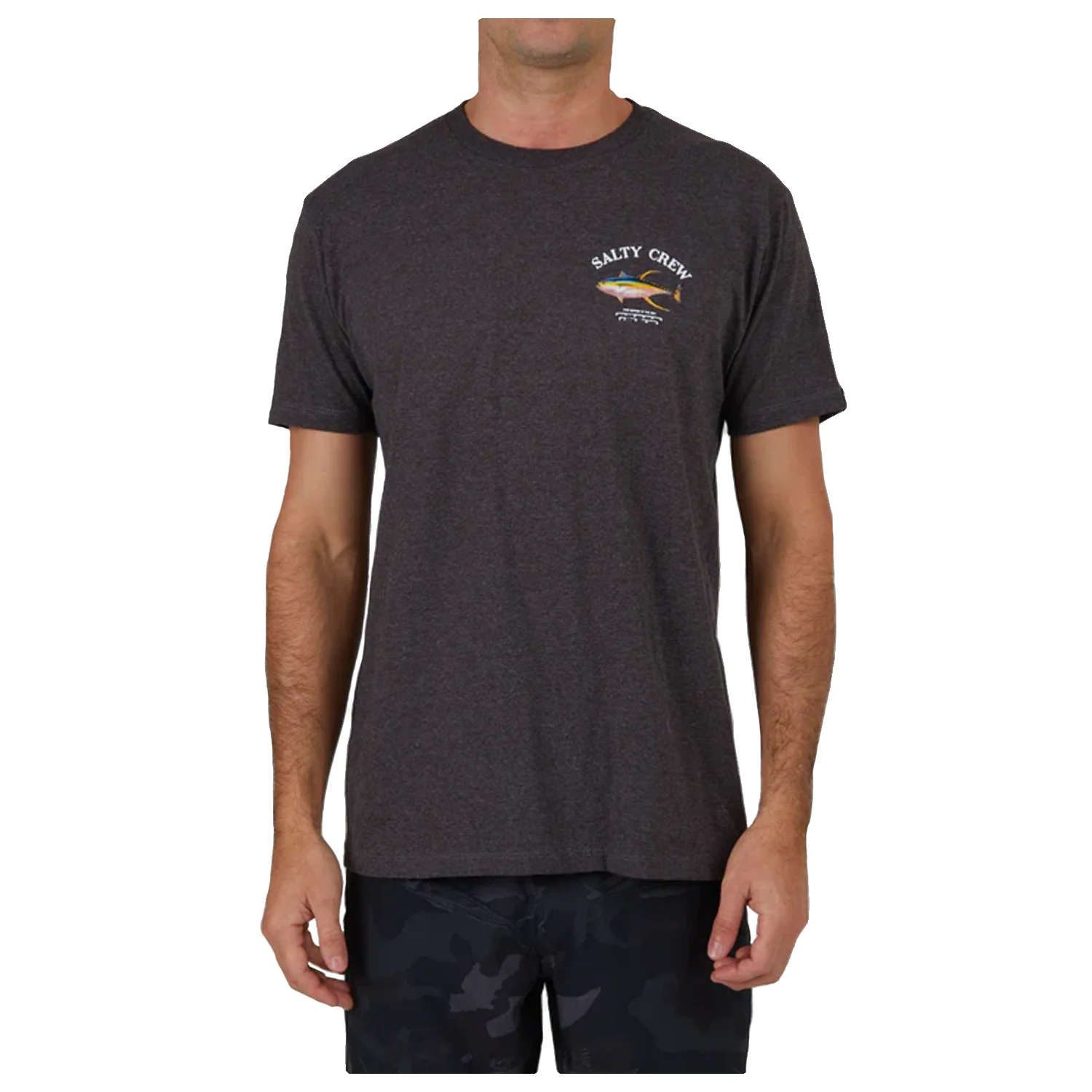 Salty Crew Men's Ahi Mount Classic S/S T Shirt Charcoal Heather - Image 2