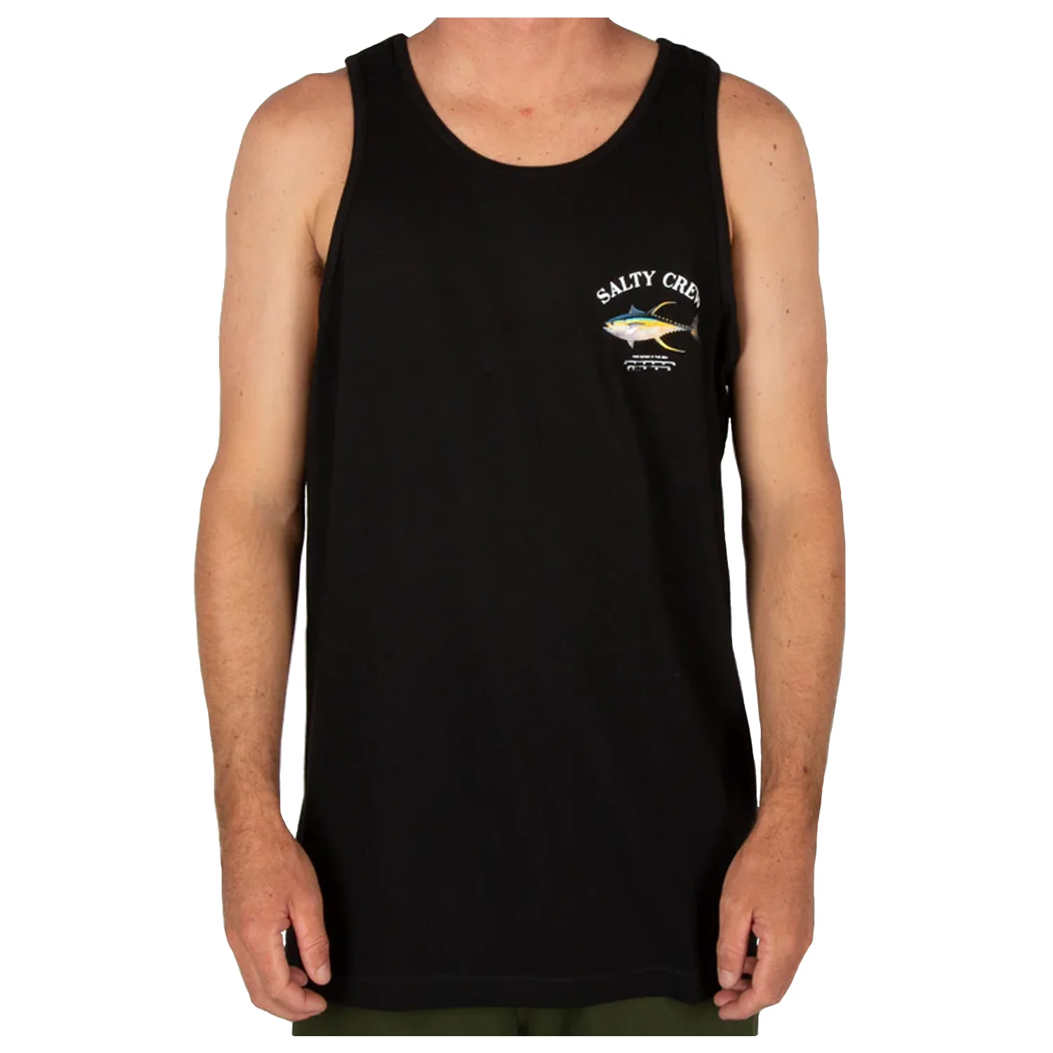Salty Crew Men's Ahi Mount Tank Top Black - Image 2