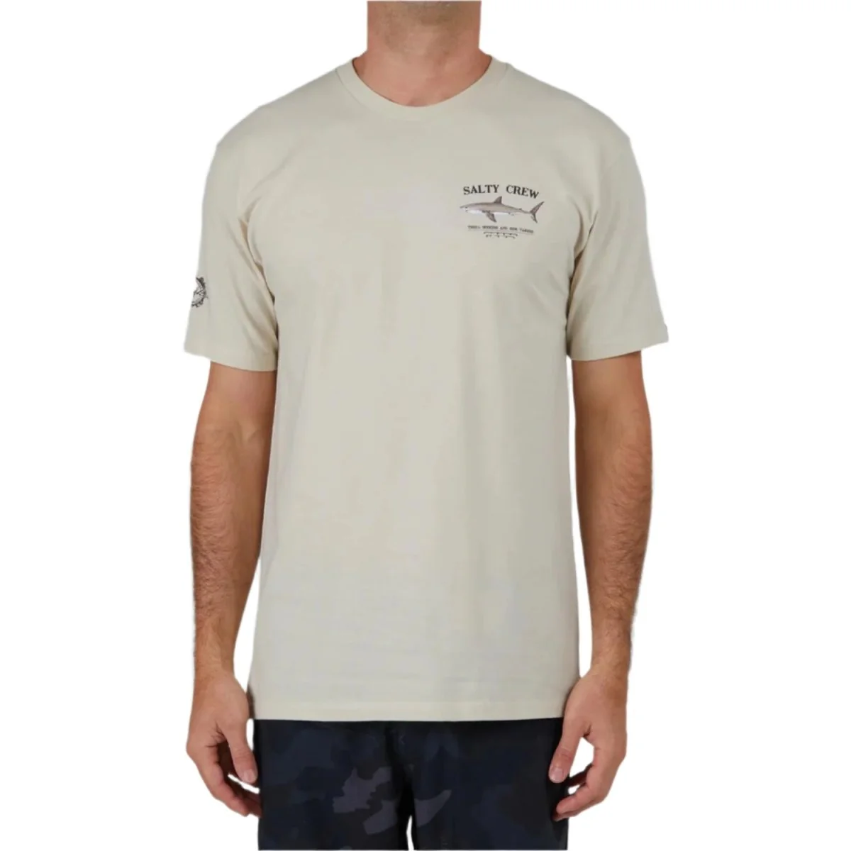 Salty Crew Men's Bruce S/S T-Shirt Bone - Image 2